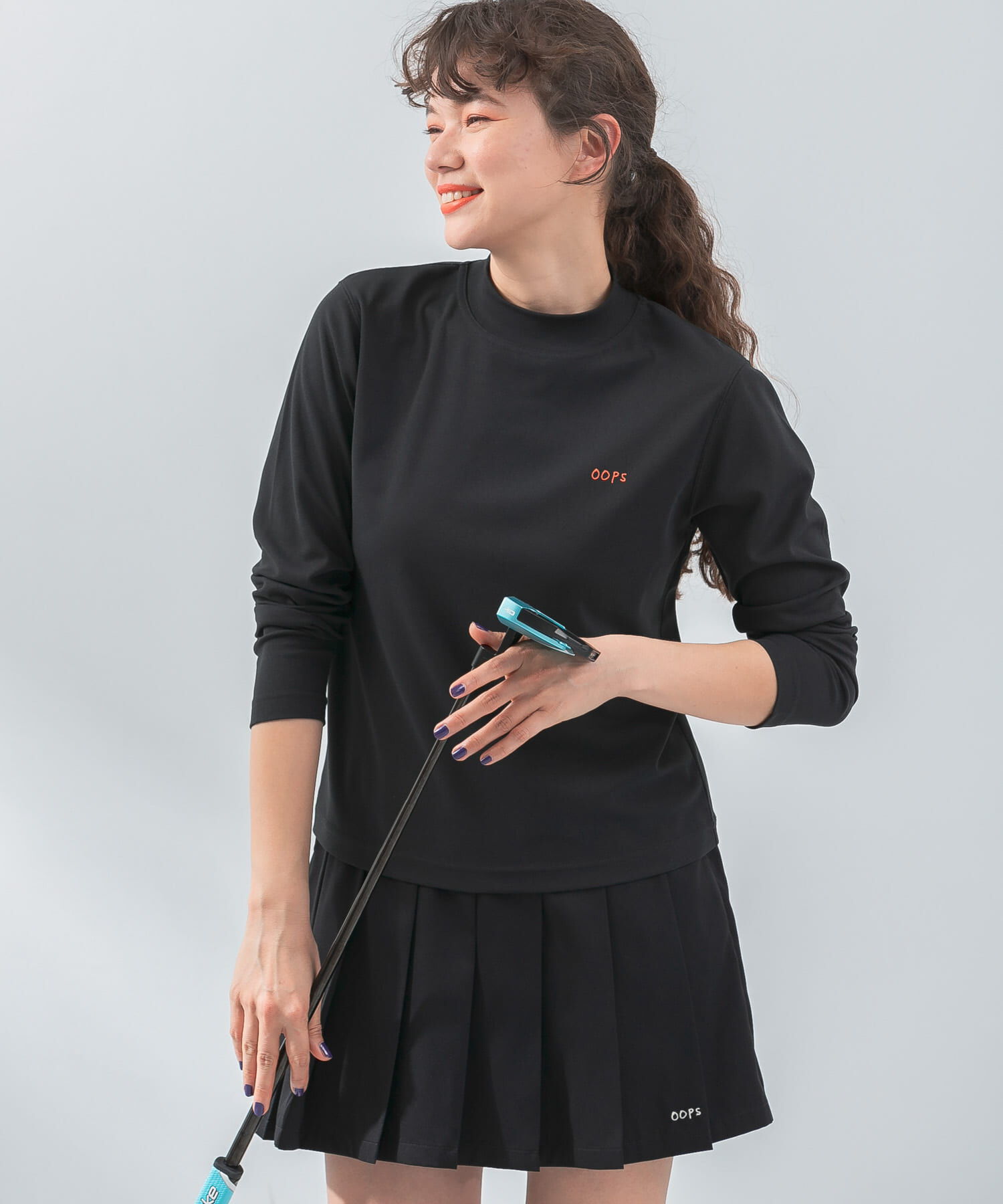 Sonny Label 「OOPS　ロングスリーブモックネックTシャツ」|Tシャツ・カットソー|