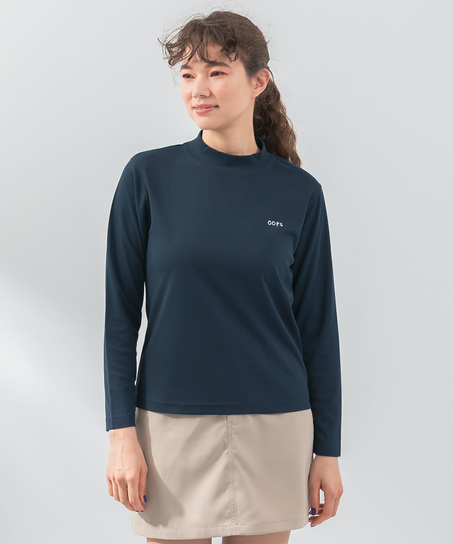 Sonny Label 「OOPS　ロングスリーブモックネックTシャツ」|Tシャツ・カットソー|