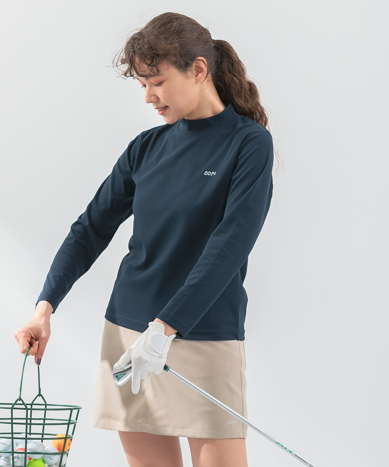 Sonny Label 「OOPS　ロングスリーブモックネックTシャツ」|Tシャツ・カットソー|