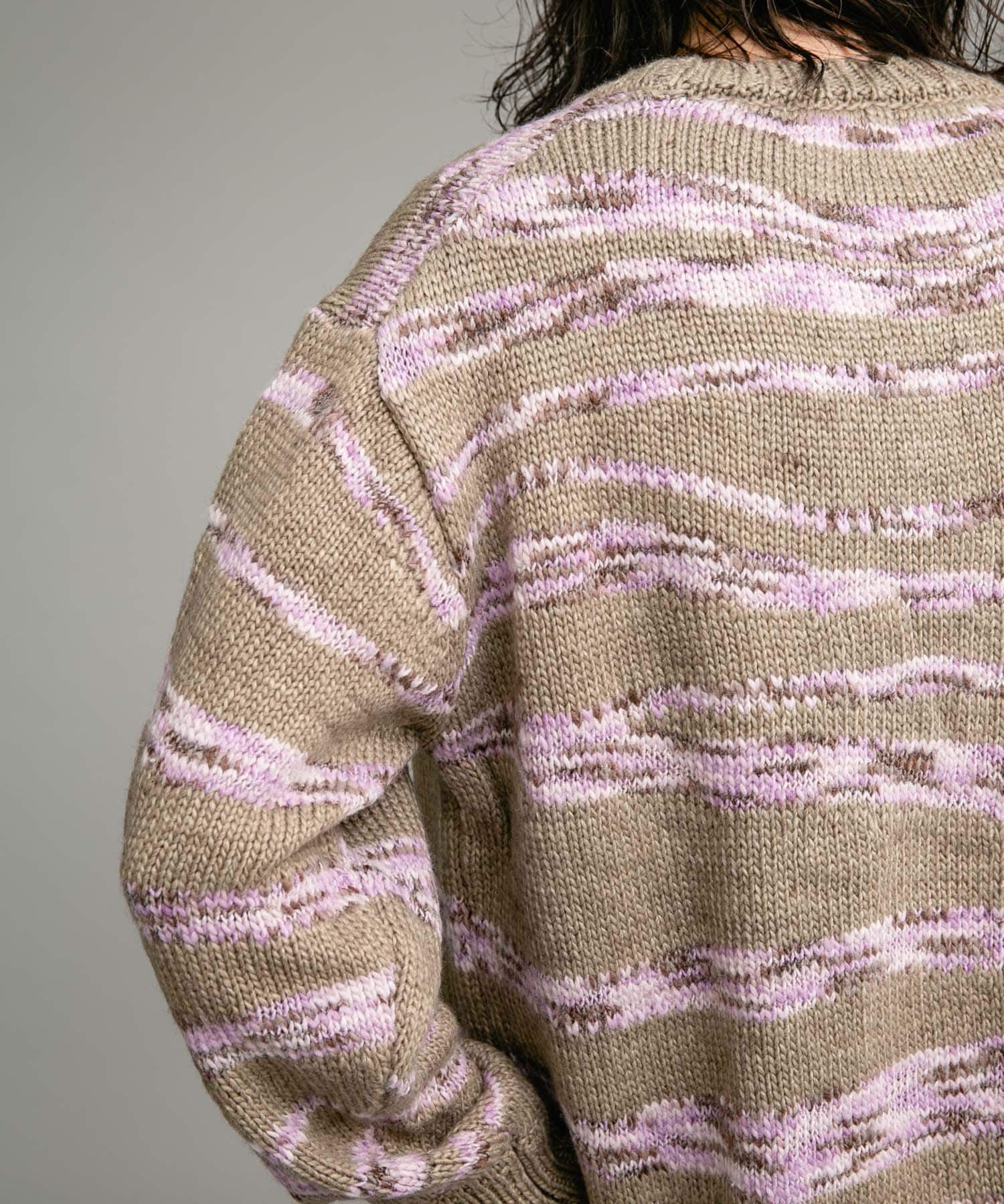 Sonny Label 「ウール混スペースダイニットカーディガン」|カーディガン|