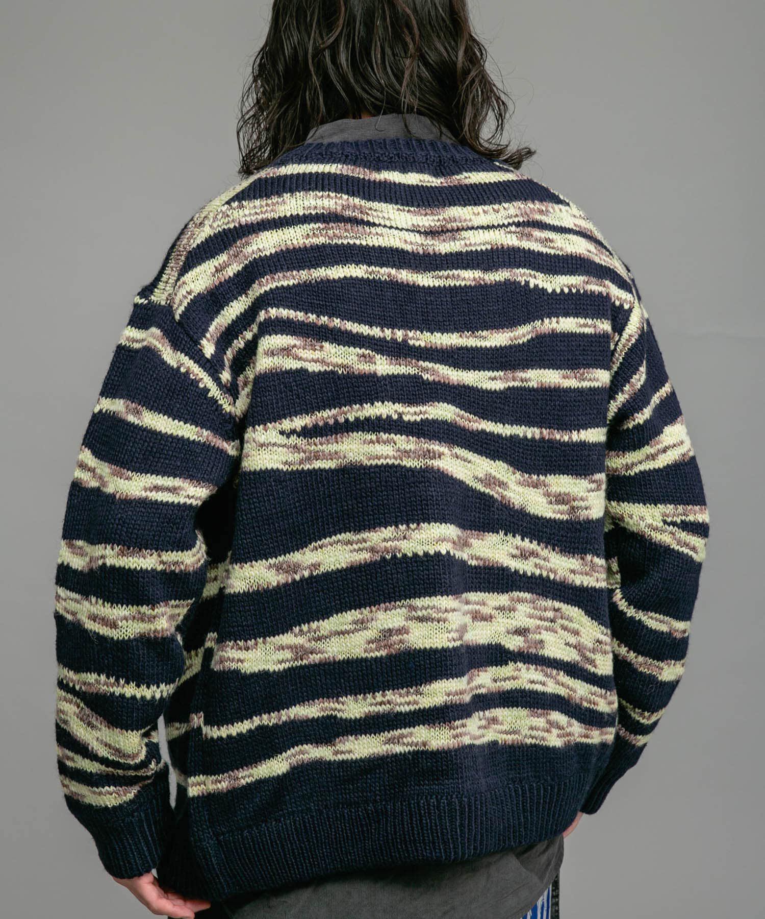 Sonny Label 「ウール混スペースダイニットカーディガン」|カーディガン|