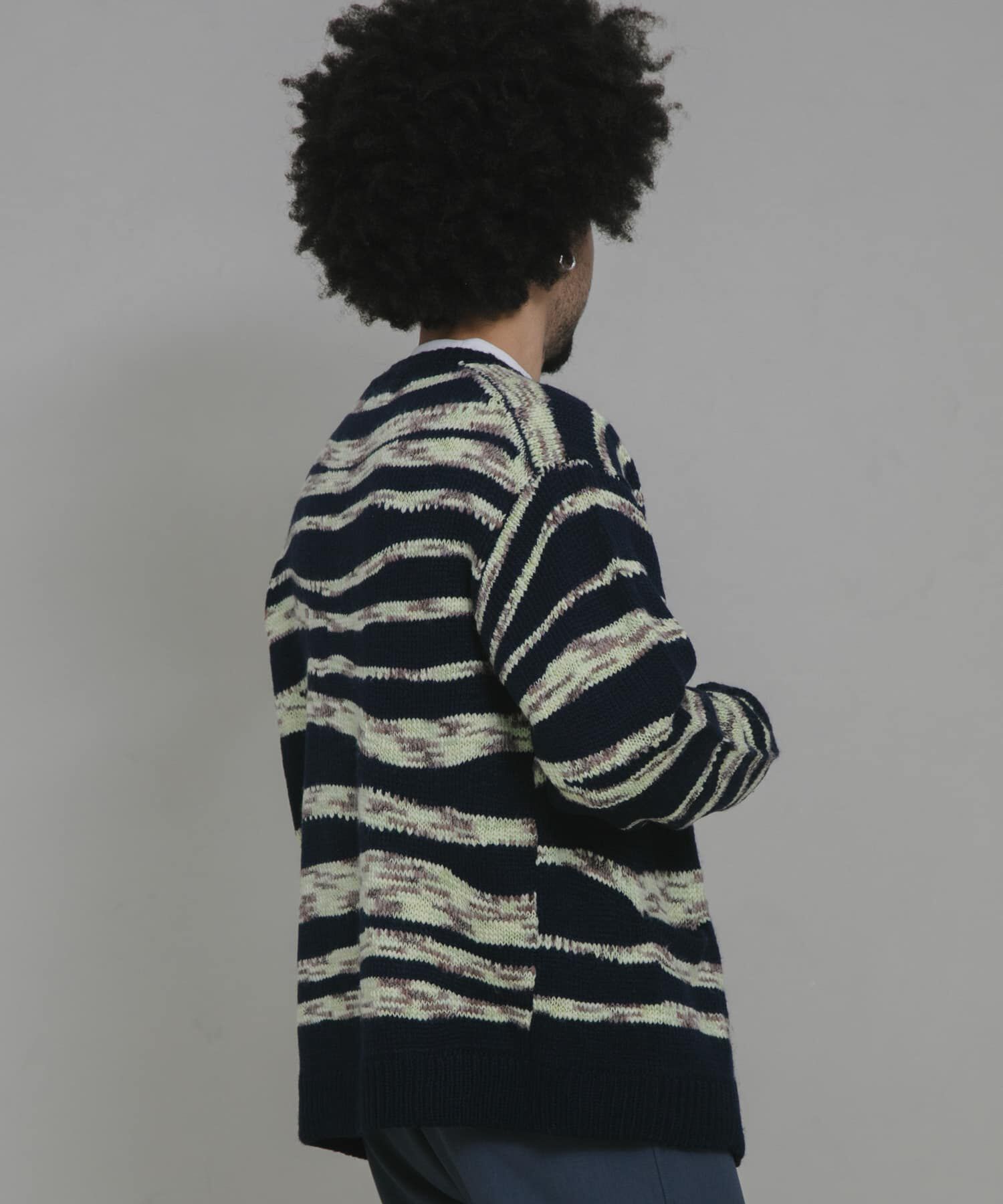 Sonny Label 「ウール混スペースダイニットカーディガン」|カーディガン|