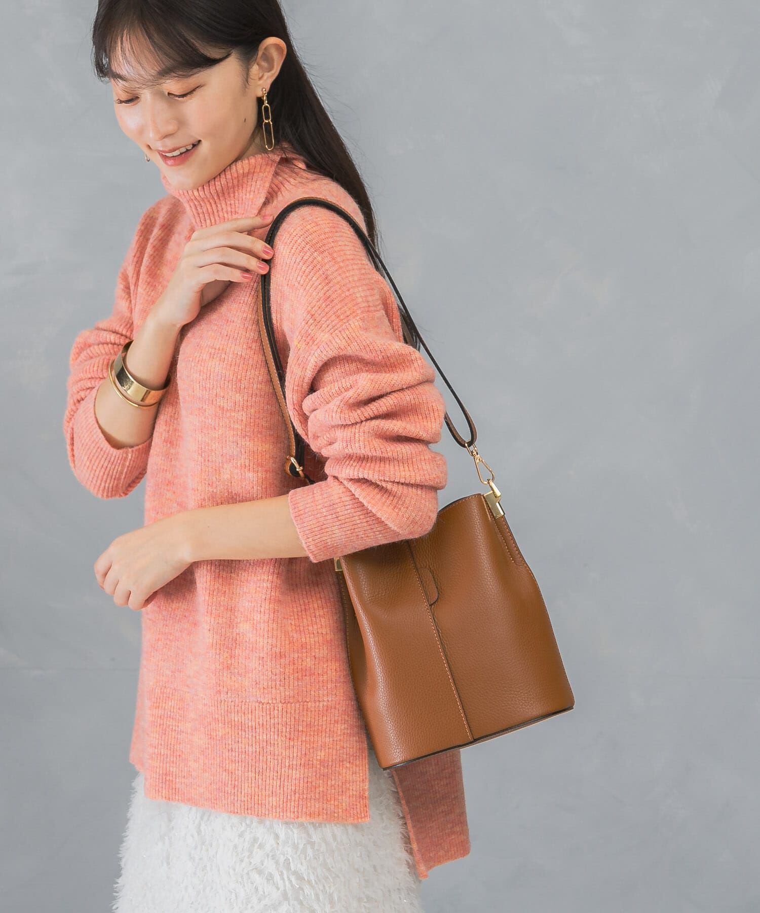 URBAN RESEARCH ROSSO「スリットタートルネックニット」|ニット・セーター|