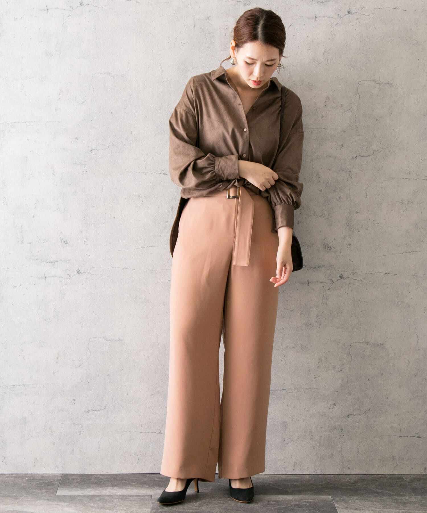 URBAN RESEARCH ROSSO「『スタイリスト川上さやか&times;ROSSO』ベルト付きパンツ&there4;」|その他|