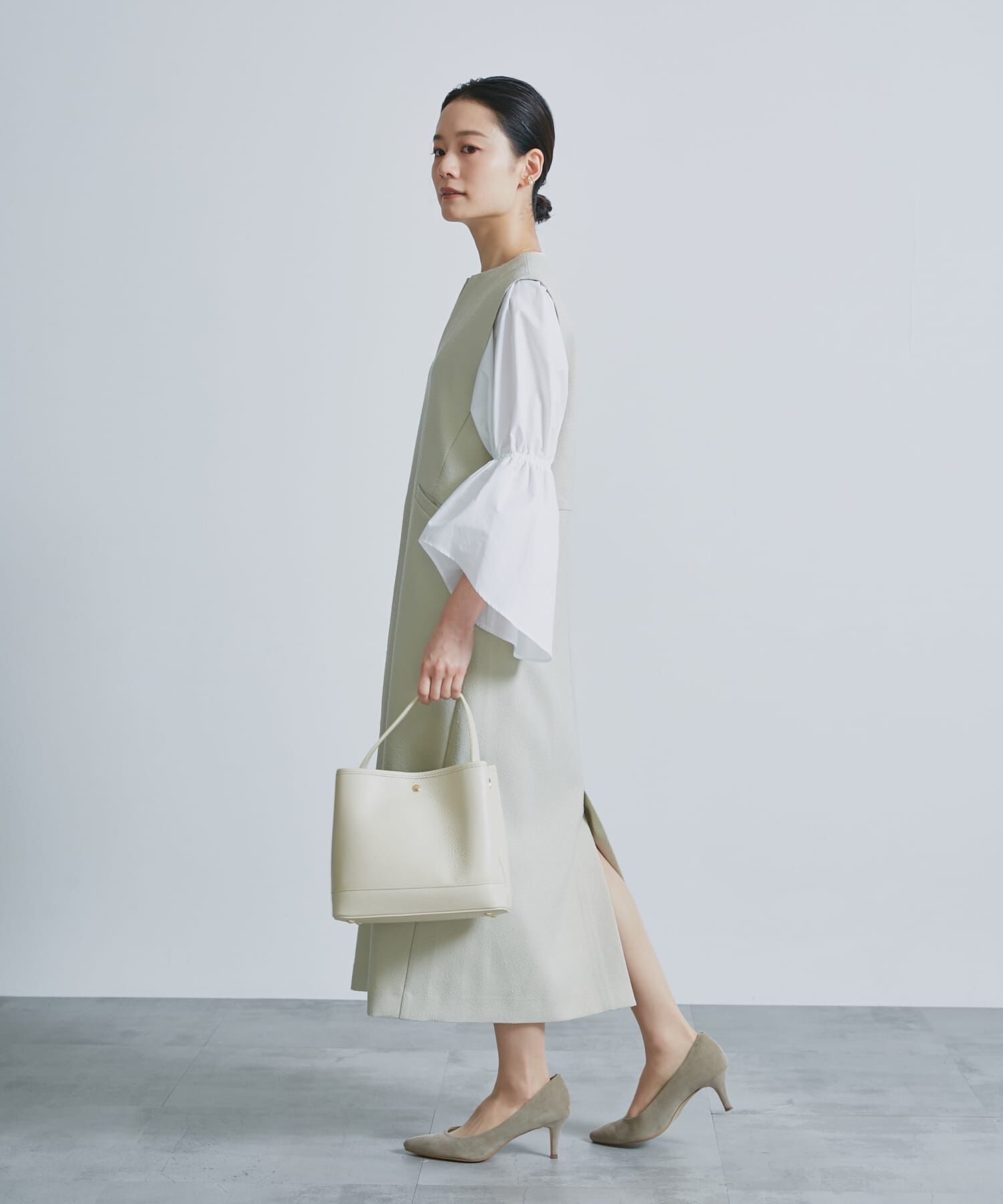 URBAN RESEARCH ROSSO「キーネックレイヤードワンピース」|ワンピース|