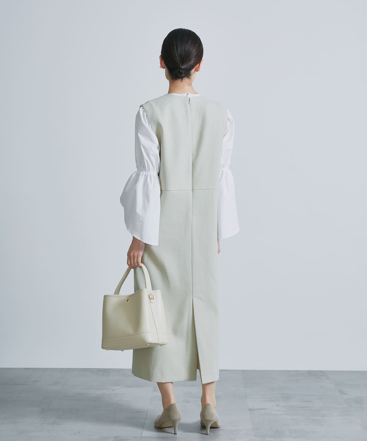 URBAN RESEARCH ROSSO「キーネックレイヤードワンピース」|ワンピース|