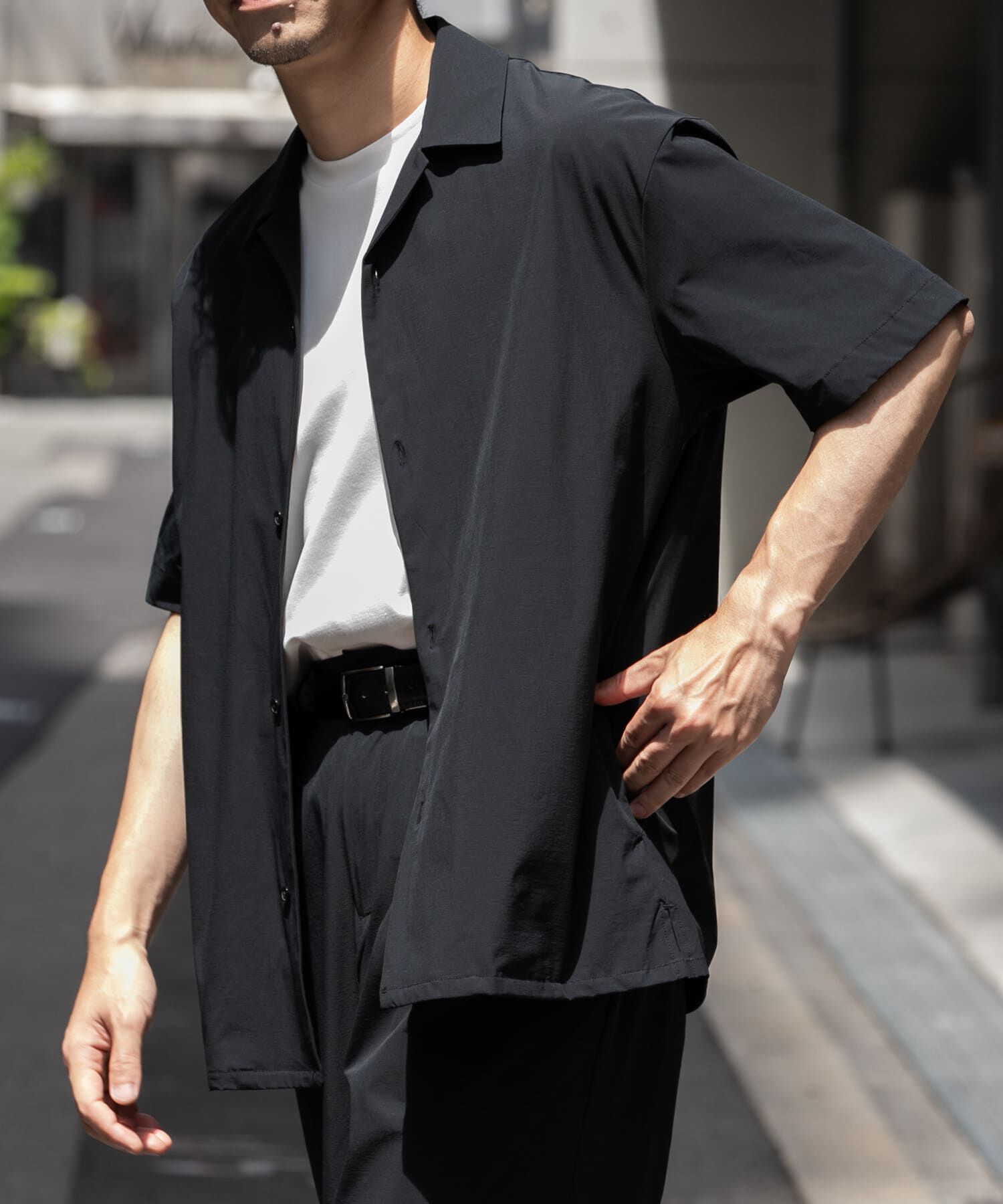 URBAN RESEARCH ROSSO「『ｾｯﾄｱｯﾌﾟ対応』『XLｻｲｽﾞあり』ｸｰﾙｷｰﾌﾟｼｮｰﾄｽﾘ  」|シャツ・ブラウス|