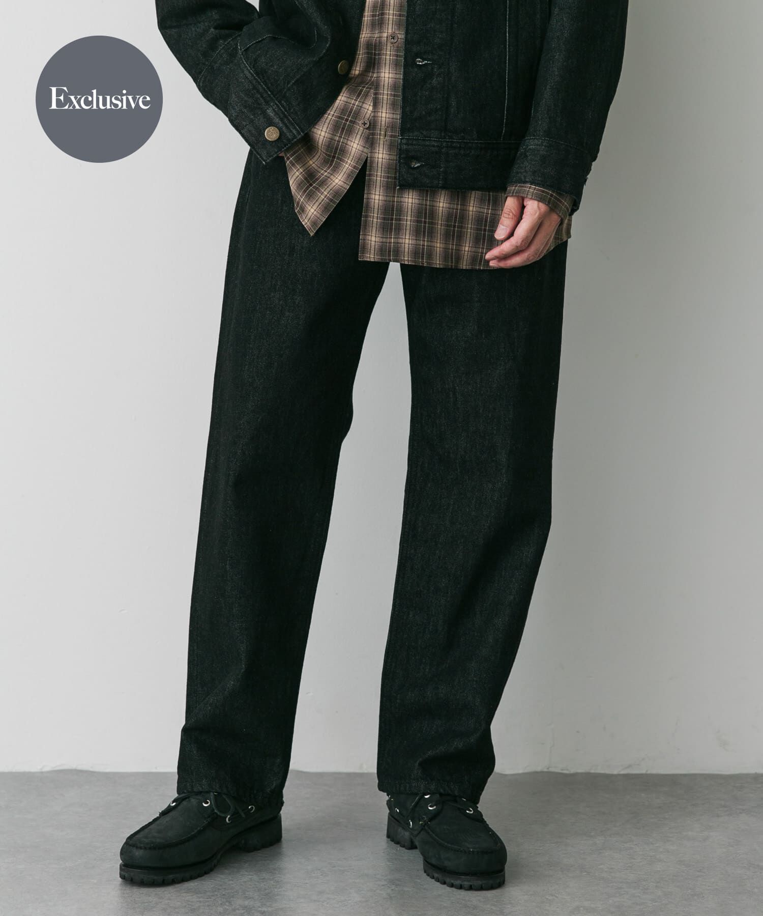 URBAN RESEARCH DOORS「『別注』Lee101&times;DOORS　STRAIGHTPANTS」|デニム|ブラック