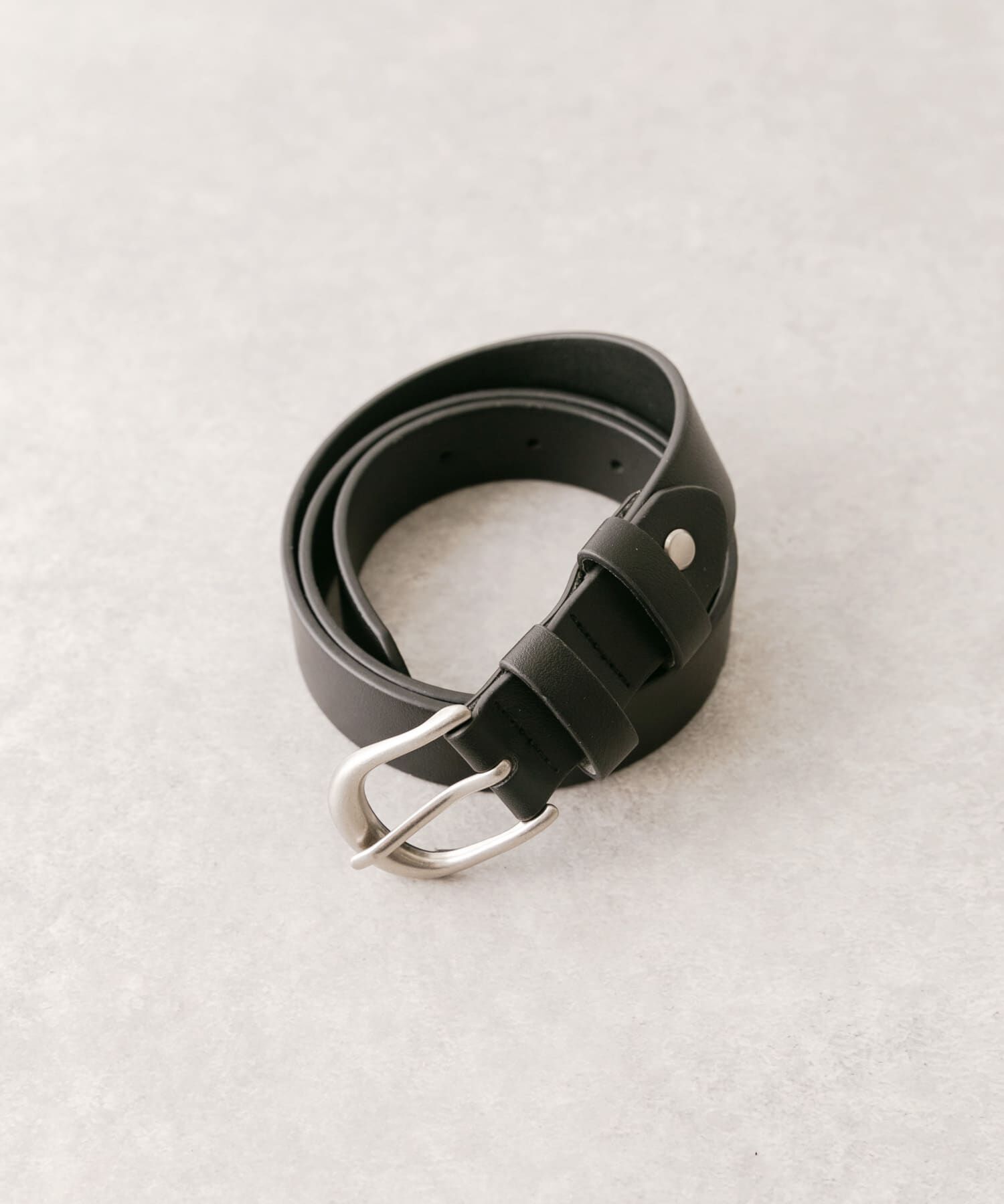 SMELLY「ダブルループベルト」|ベルト|ブラック