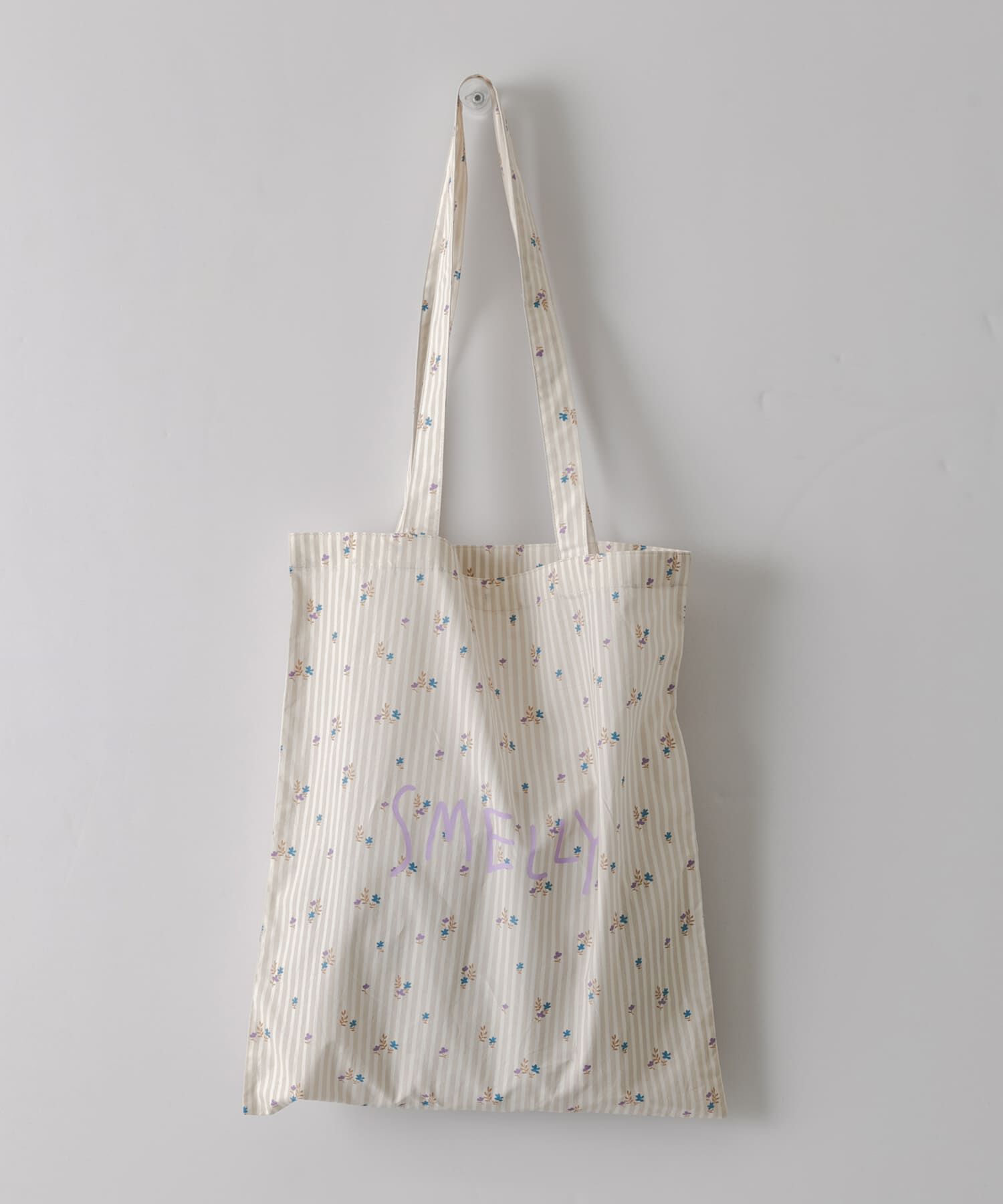 SMELLY「プリントトートバッグM」|トートバッグ|ベージュ系その他