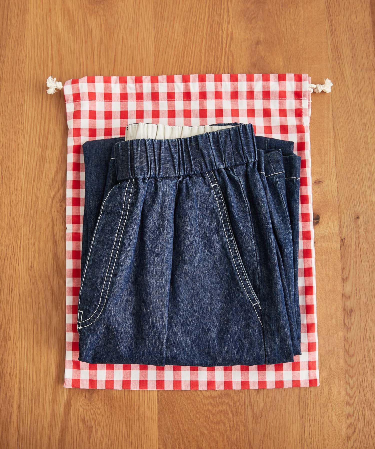 URBAN RESEARCH DOORS「CINQ　ギンガム(レッド)巾着L」|その他|