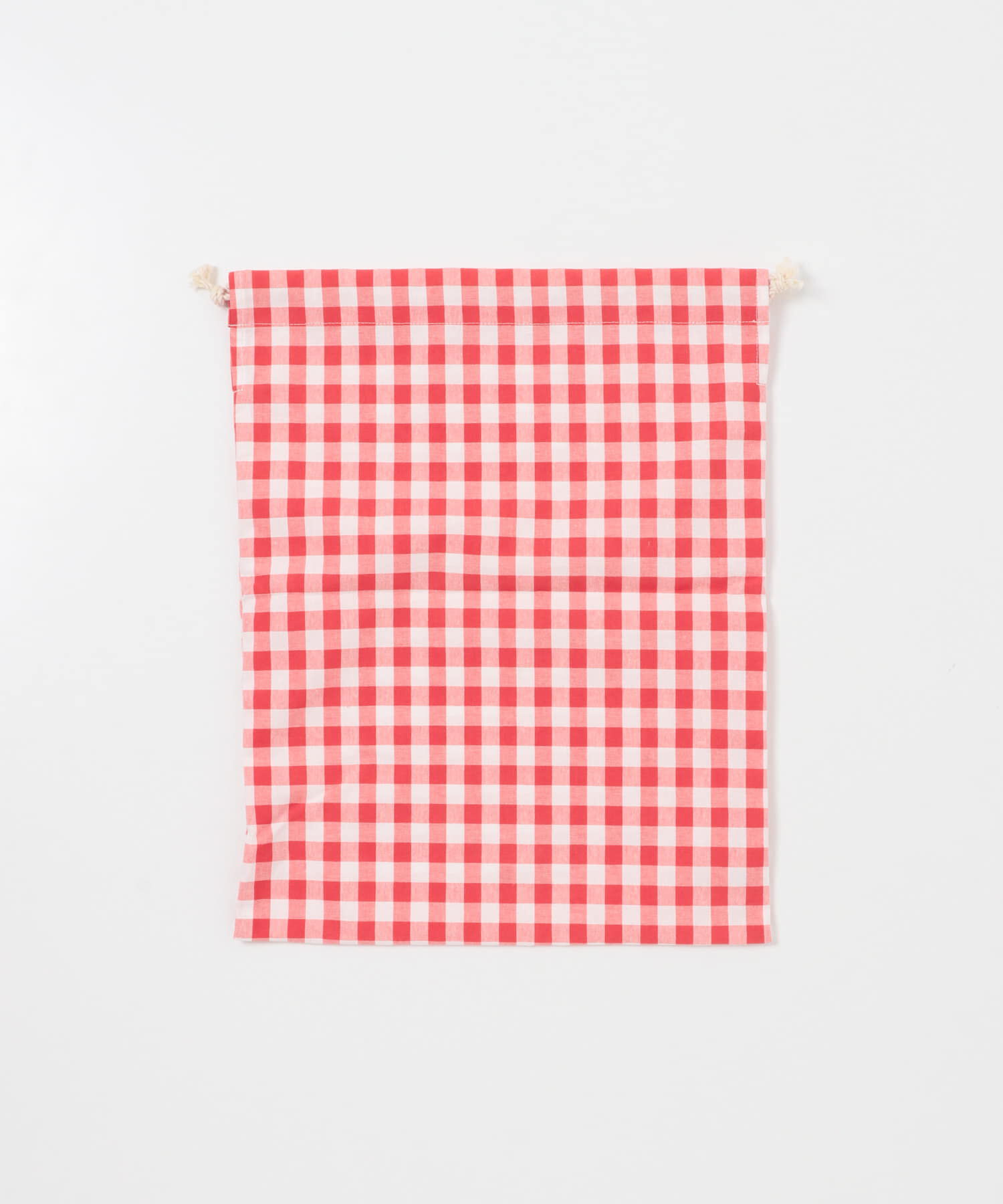 URBAN RESEARCH DOORS「CINQ　ギンガム(レッド)巾着L」|その他|