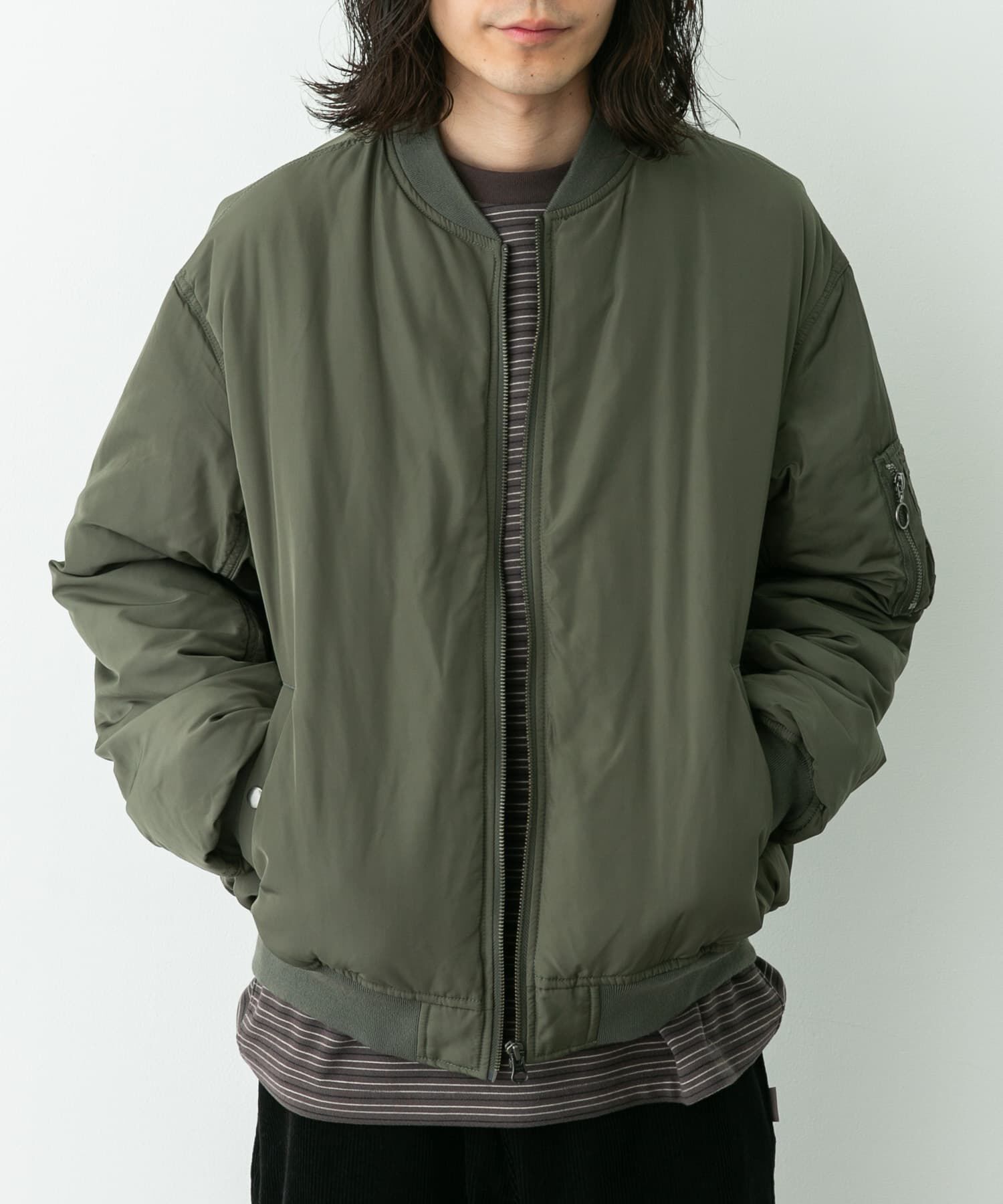 Sonny Label 「FELLEX中綿MA-1ブルゾン」|ブルゾン・スタジャン|