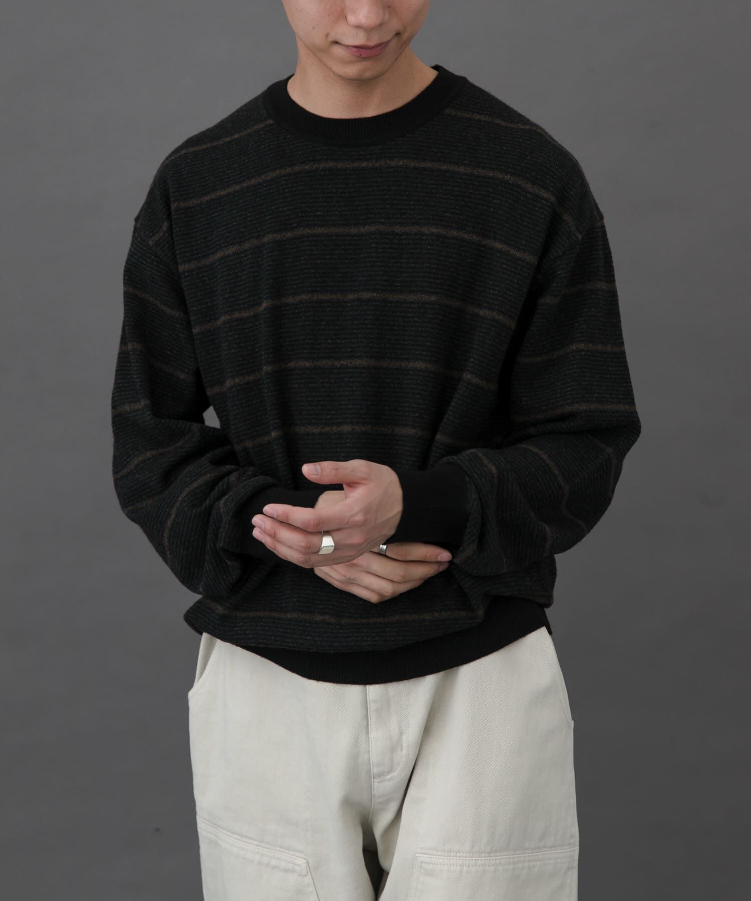 URBAN RESEARCH DOORS「FORK&SPOON 　PROVORONEプルオーバーニット」|ニット・セーター|