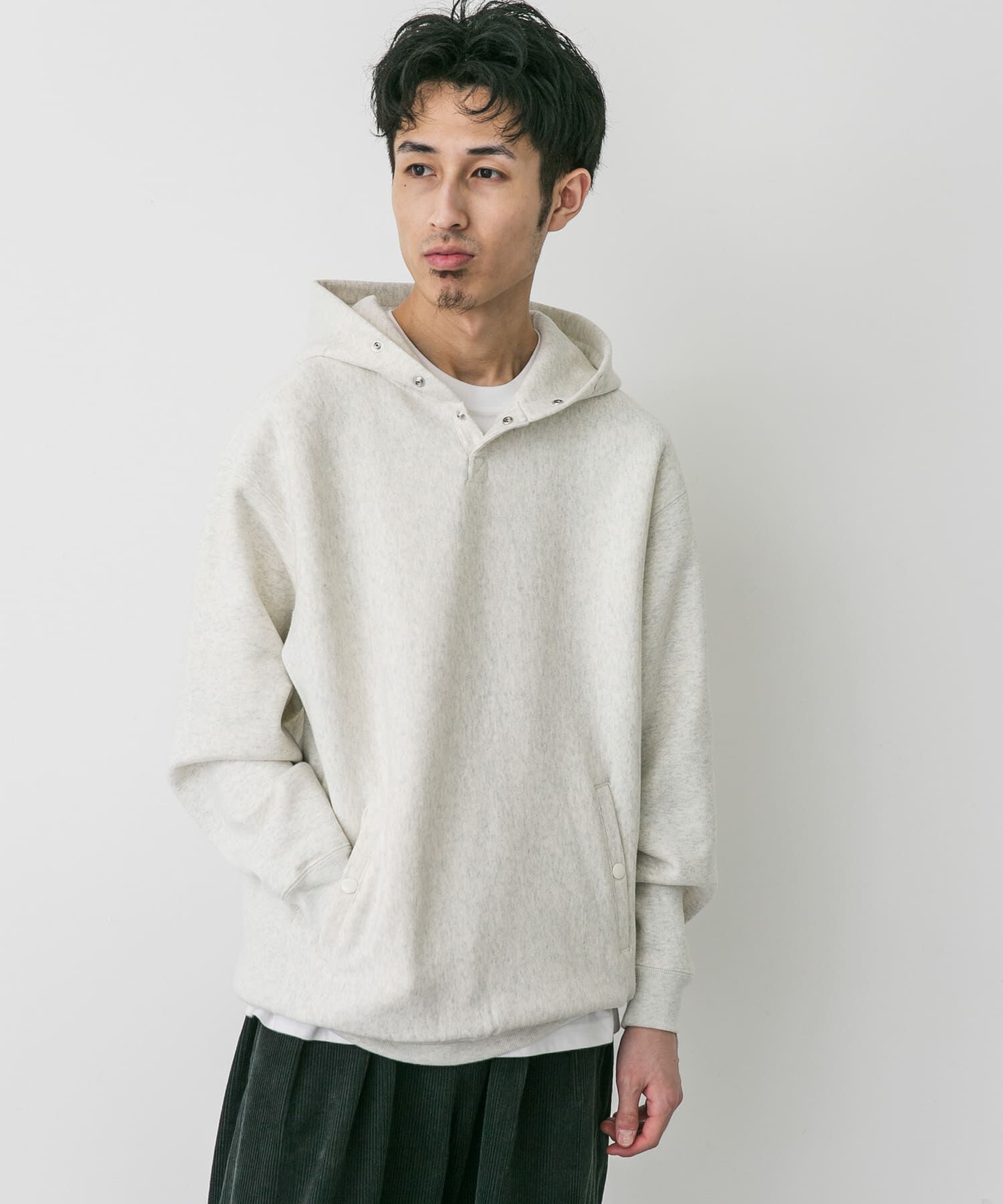 URBAN RESEARCH DOORS「『別注』Champion&times;DOORS　RW HALF SNAP PARKA」|パーカー|