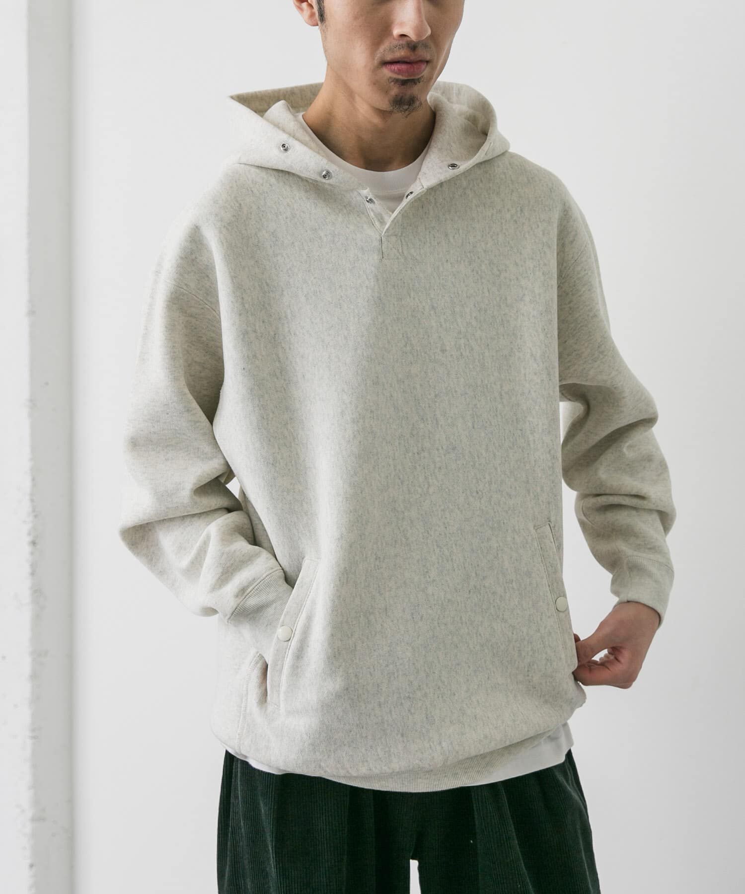 URBAN RESEARCH DOORS「『別注』Champion&times;DOORS　RW HALF SNAP PARKA」|パーカー|