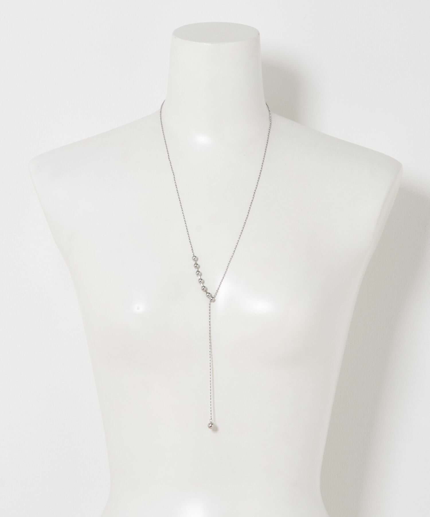 Sonny Label 「ステンレスボールスライダーネックレス」|ネックレス|