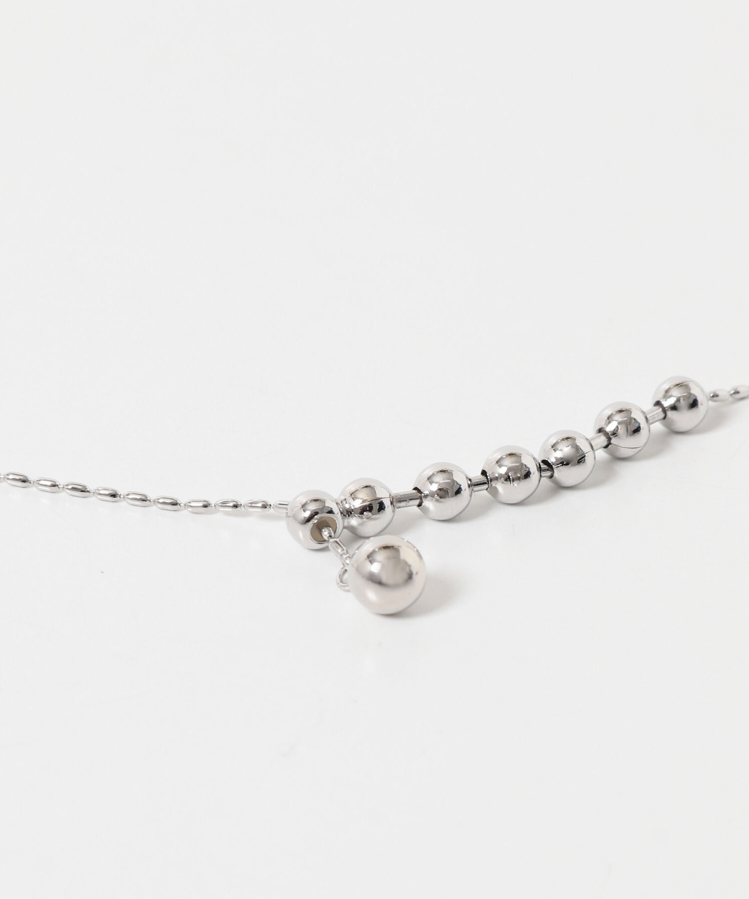 Sonny Label 「ステンレスボールスライダーネックレス」|ネックレス|