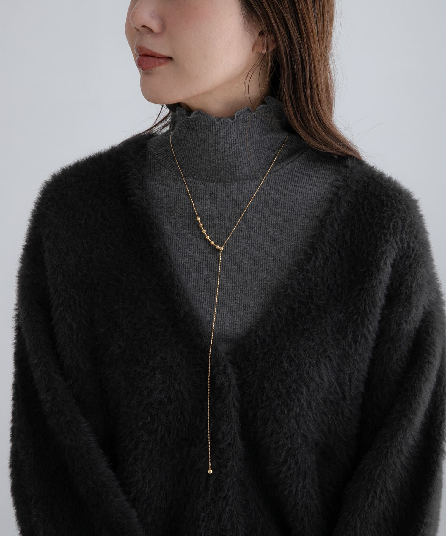 Sonny Label 「ステンレスボールスライダーネックレス」|ネックレス|