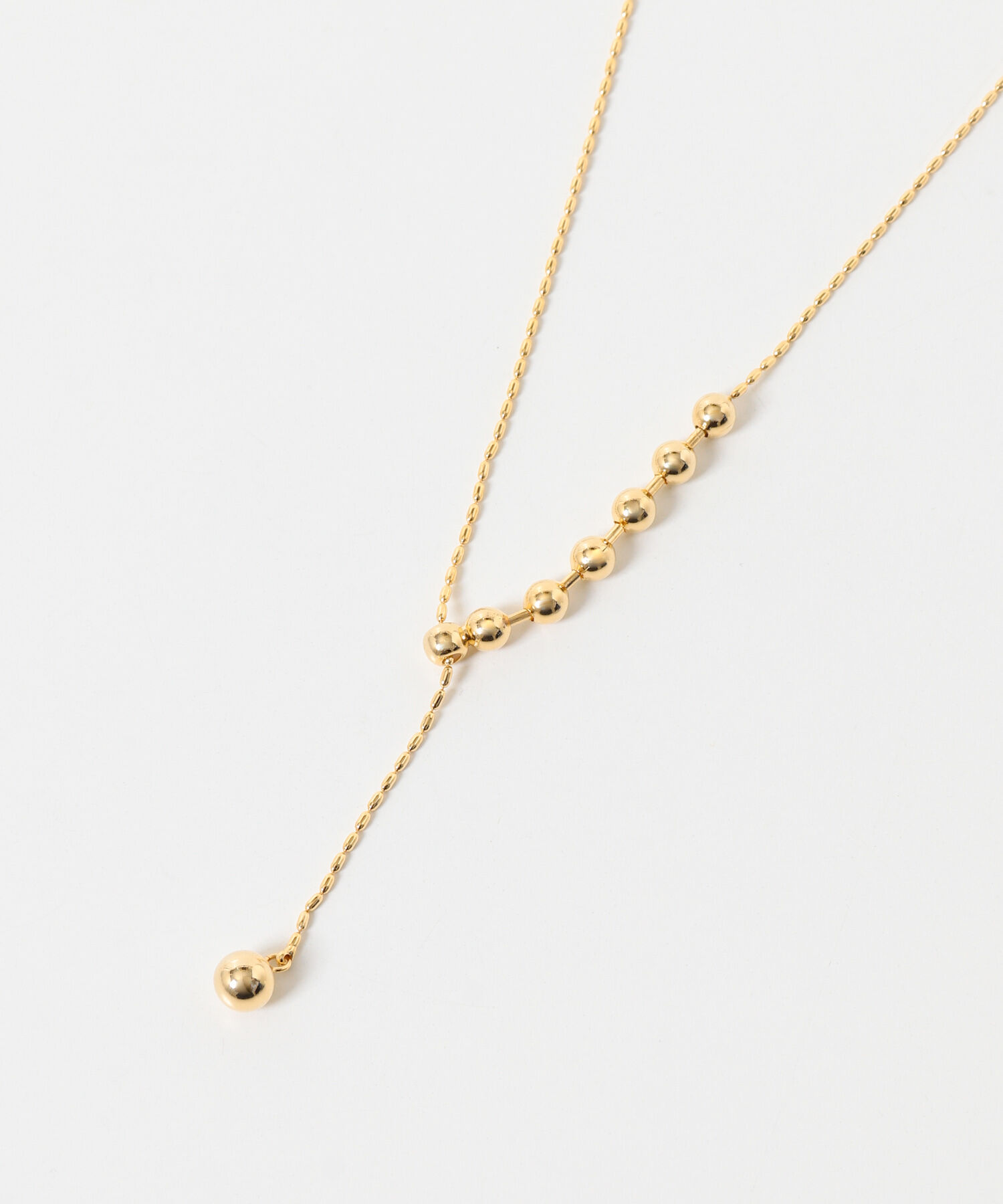 Sonny Label 「ステンレスボールスライダーネックレス」|ネックレス|