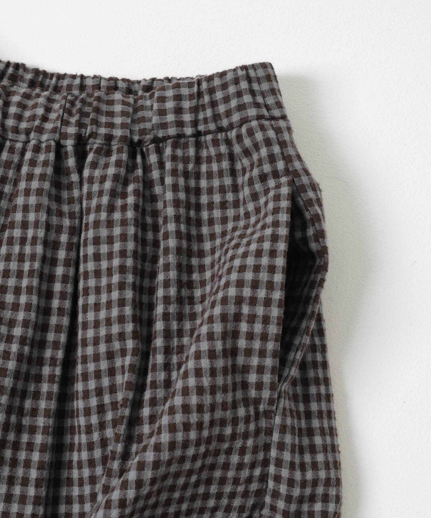 かぐれ「ギンガムティアードスカート」|スカート|