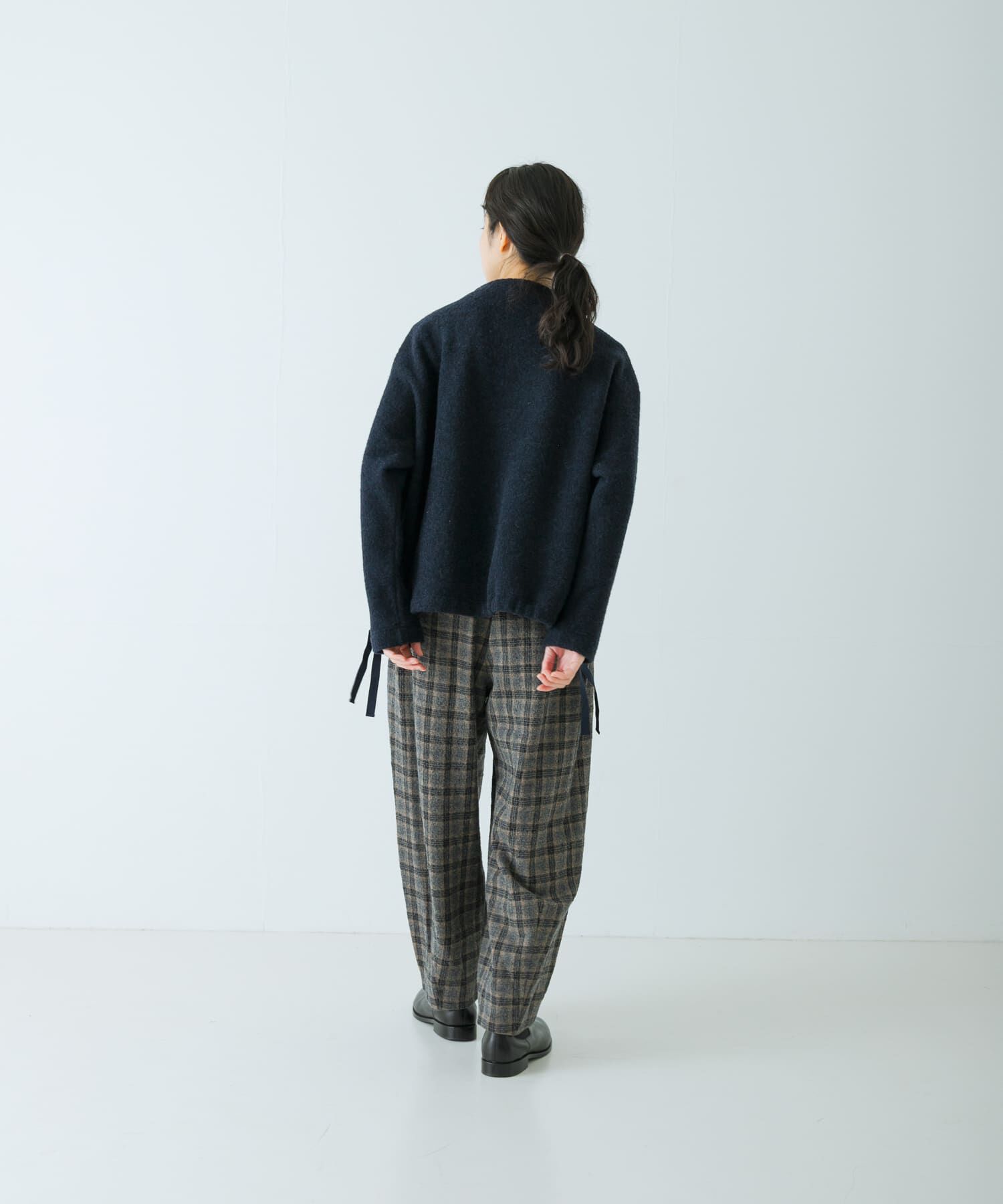 かぐれ「ウールコットンチェックパンツ」|その他|
