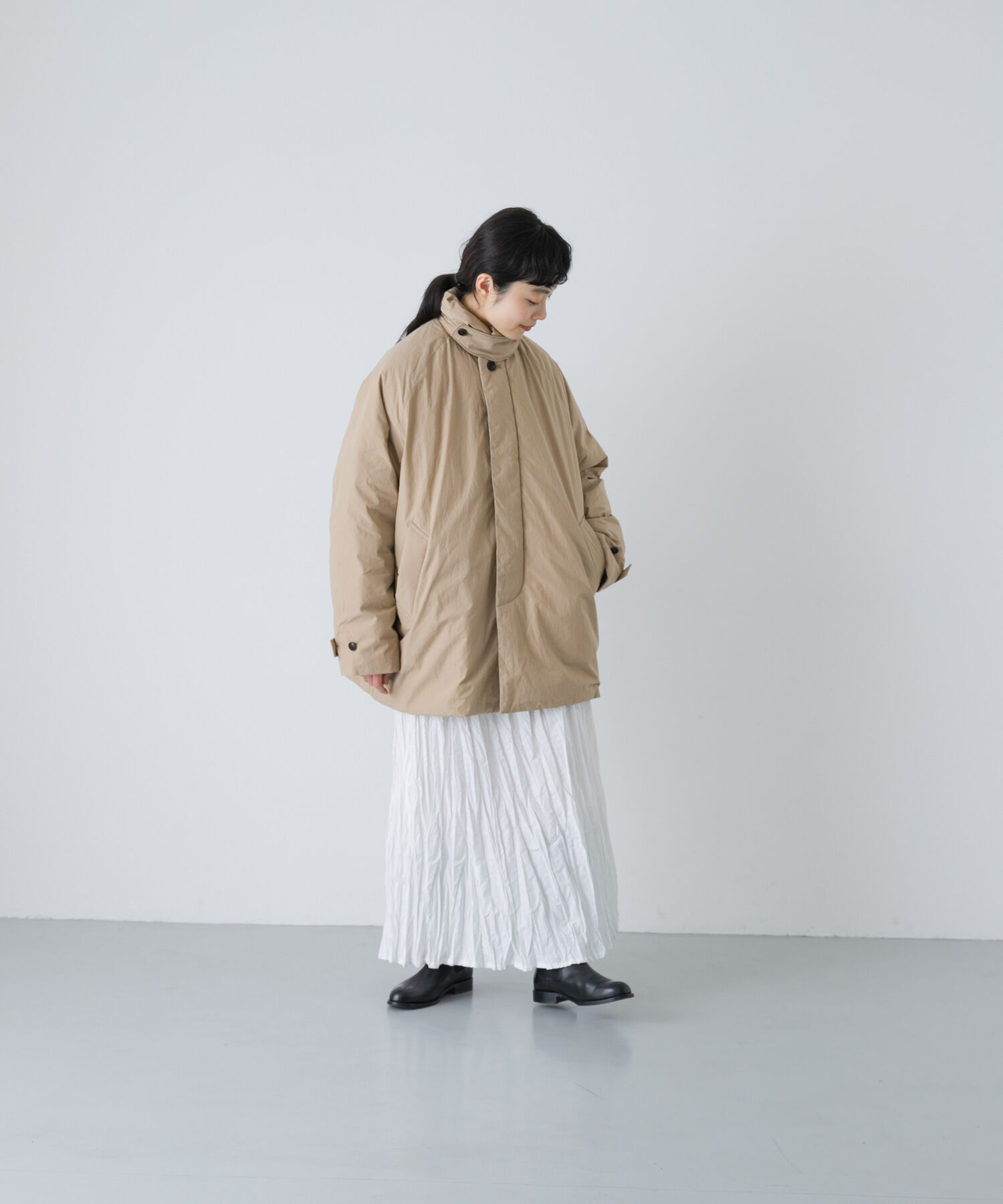 かぐれ「コットンダウンジャケット」|ダウン|