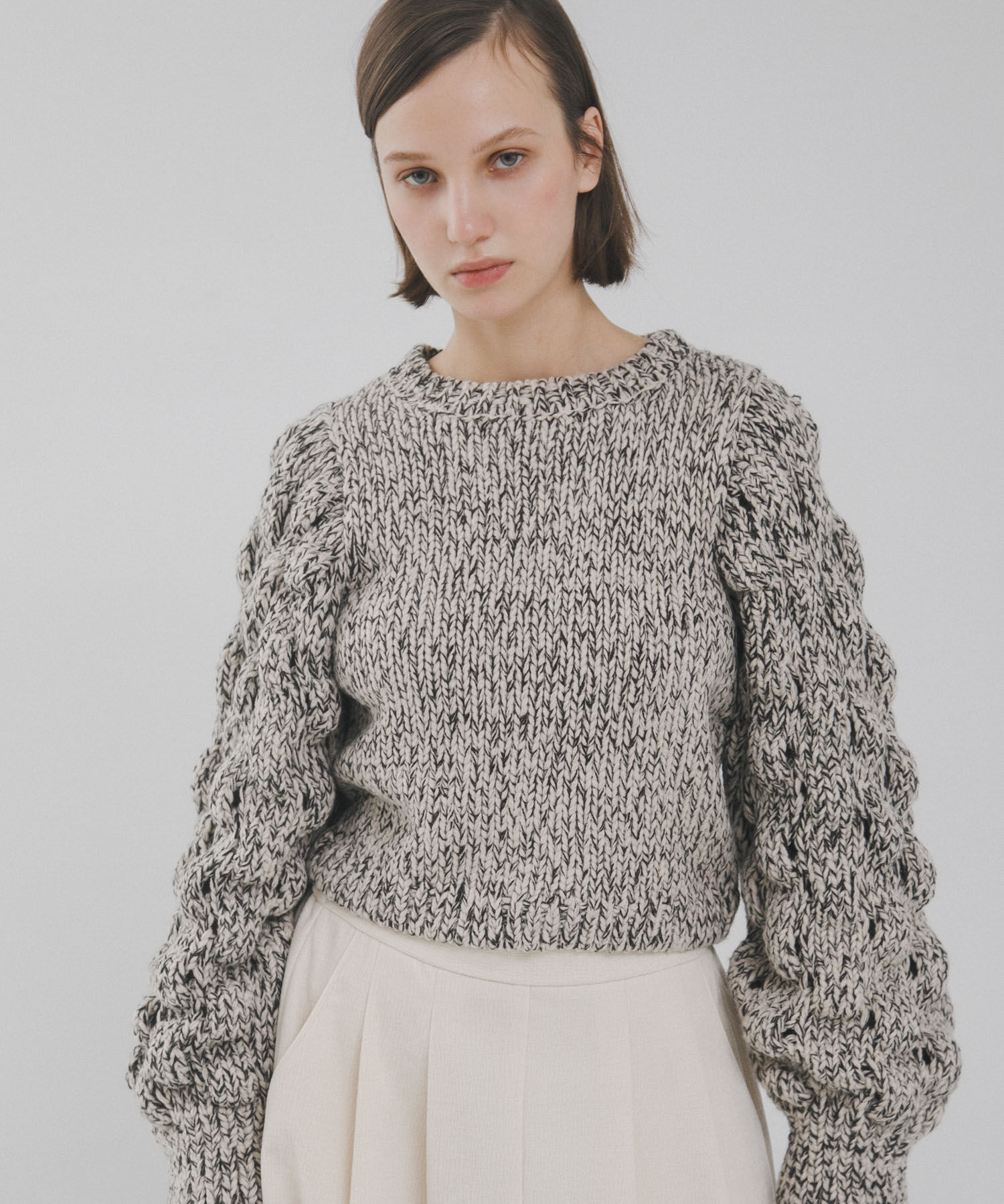 LAATO「lantern long sleeve knit」|ニット・セーター|