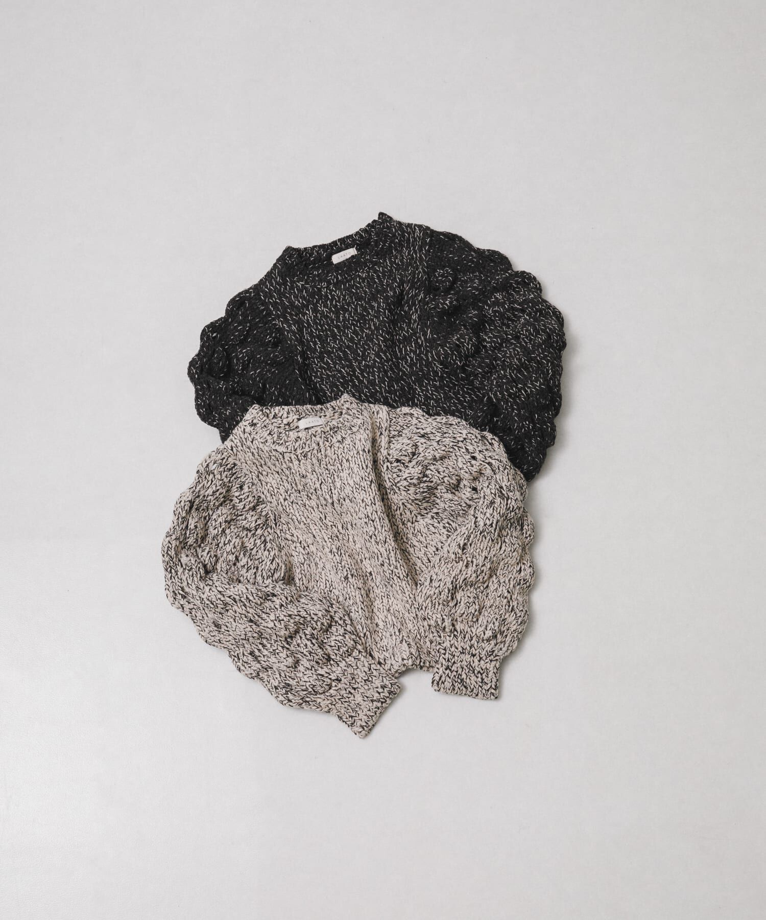 LAATO「lantern long sleeve knit」|ニット・セーター|