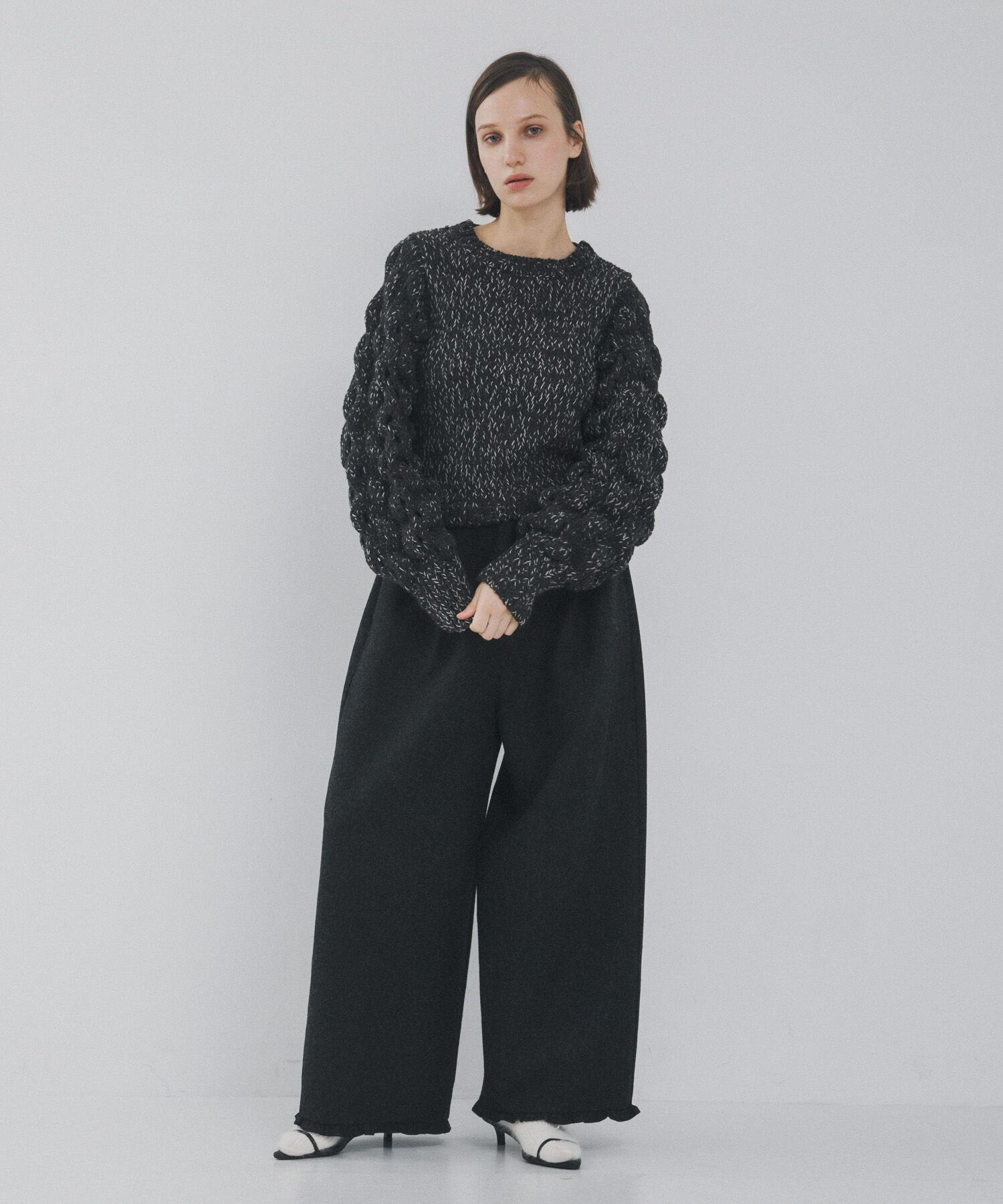 LAATO「lantern long sleeve knit」|ニット・セーター|