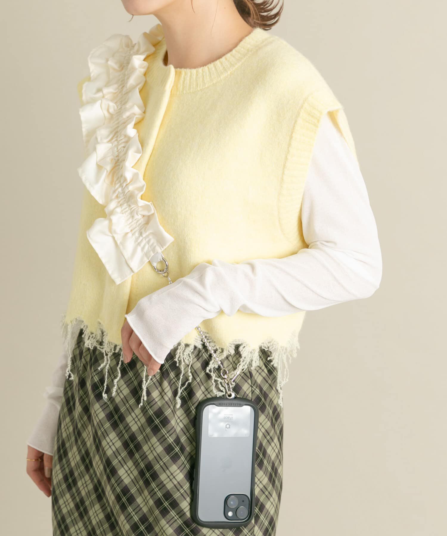  「フリルギャザーマルチストラップ」|その他|