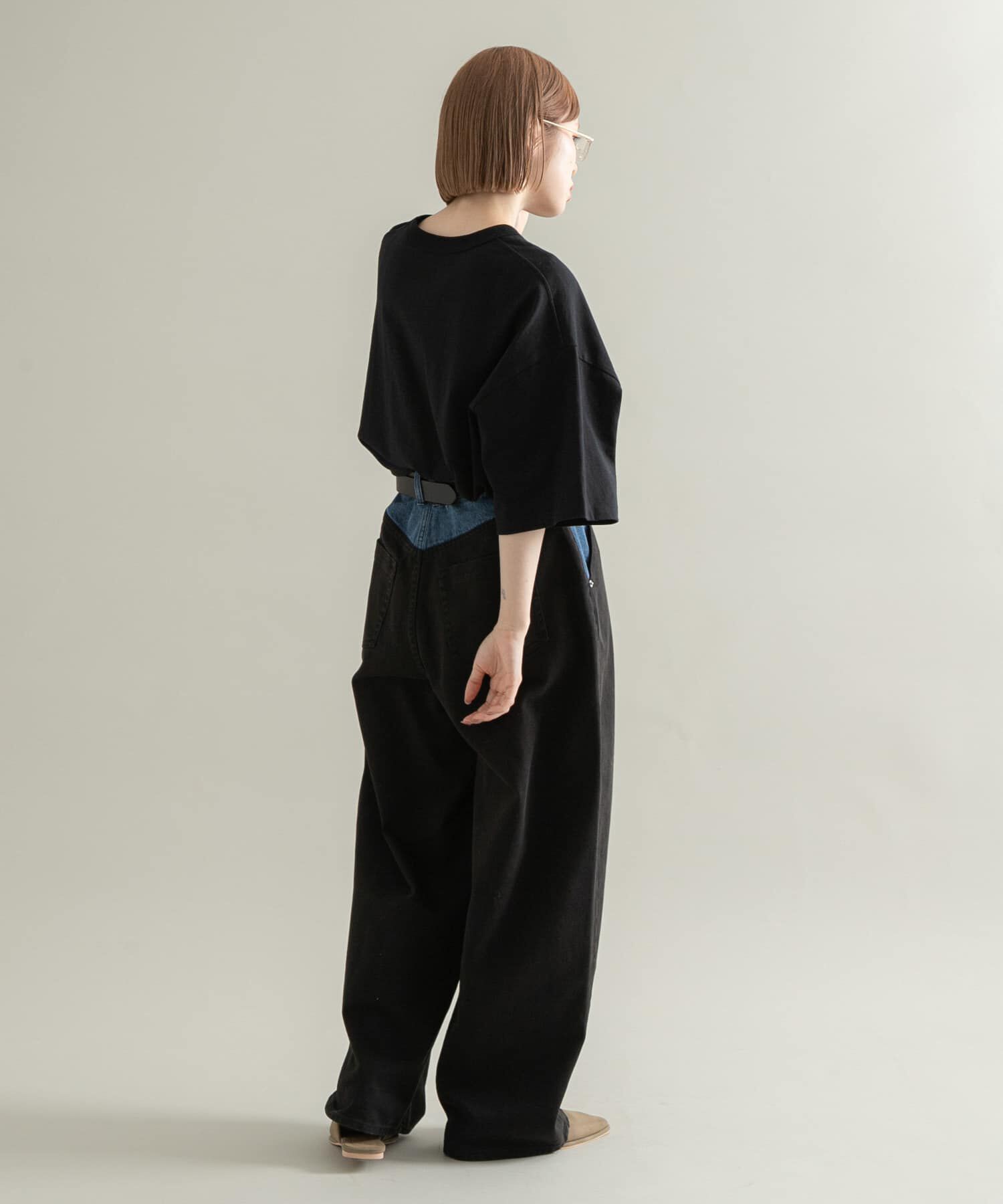  「シャーリングプリントTEE」|Tシャツ・カットソー|