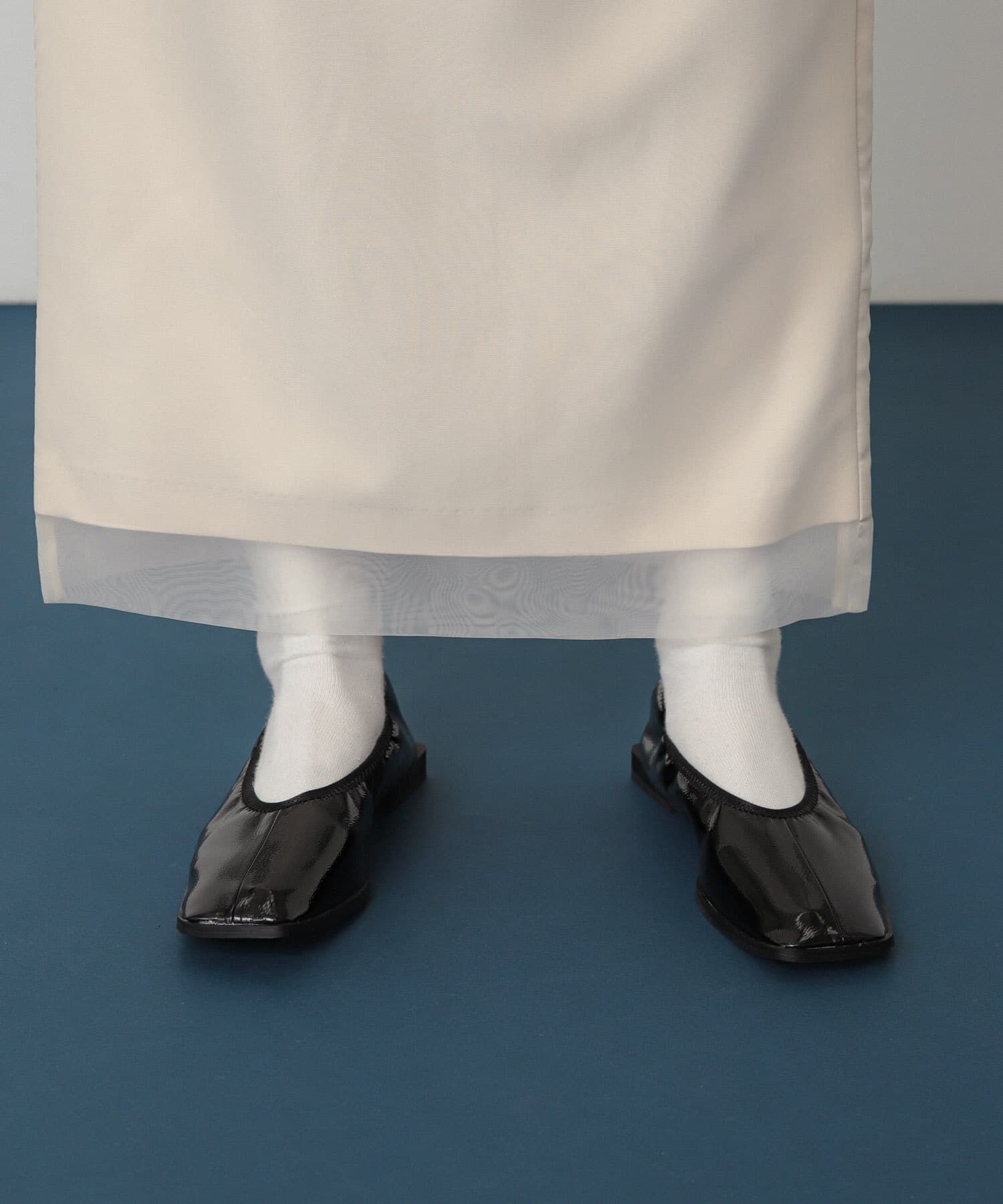 SENSE OF PLACE by URBAN RESEARCH「スクエアトゥフラットシューズ」|バレエシューズ|