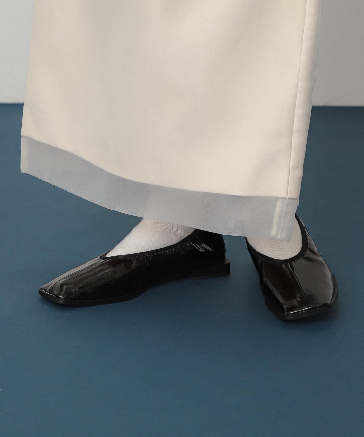 SENSE OF PLACE by URBAN RESEARCH「スクエアトゥフラットシューズ」|バレエシューズ|