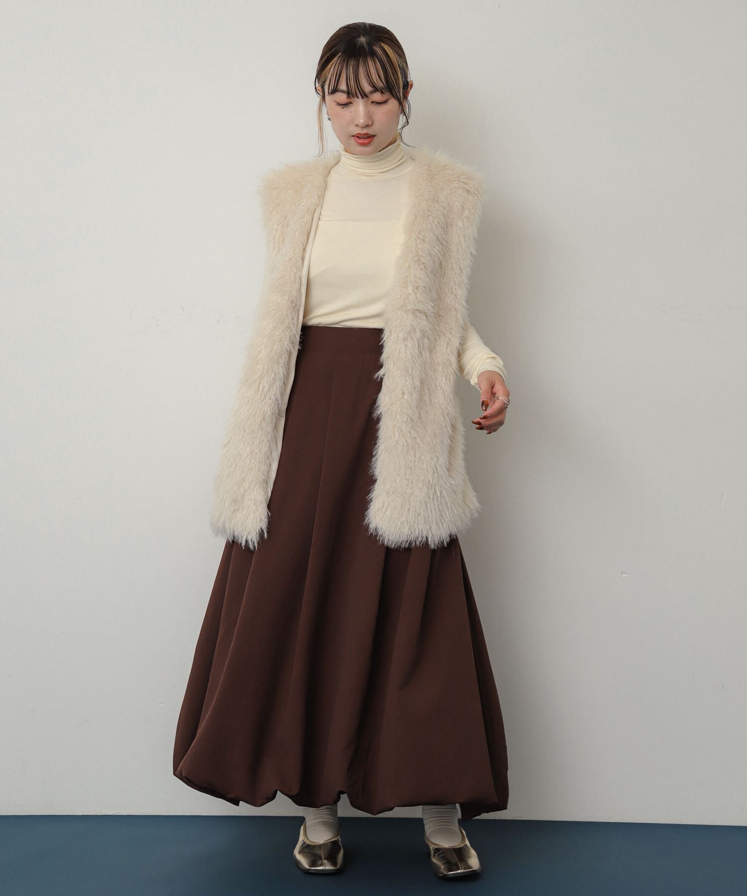 SENSE OF PLACE by URBAN RESEARCH「スクエアトゥフラットシューズ」|バレエシューズ|