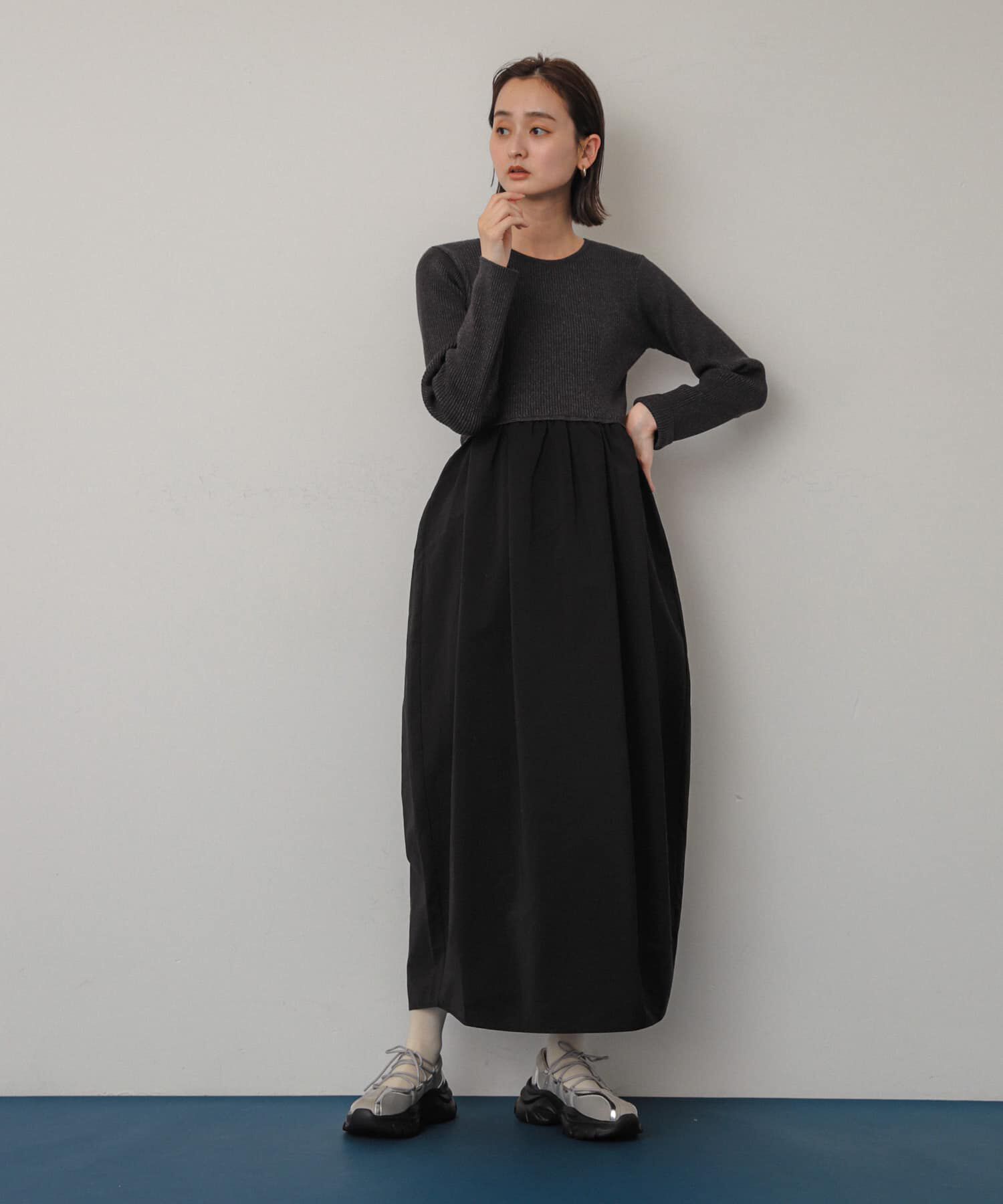 SENSE OF PLACE by URBAN RESEARCH「ドッキングコクーンワンピース」|ワンピース|