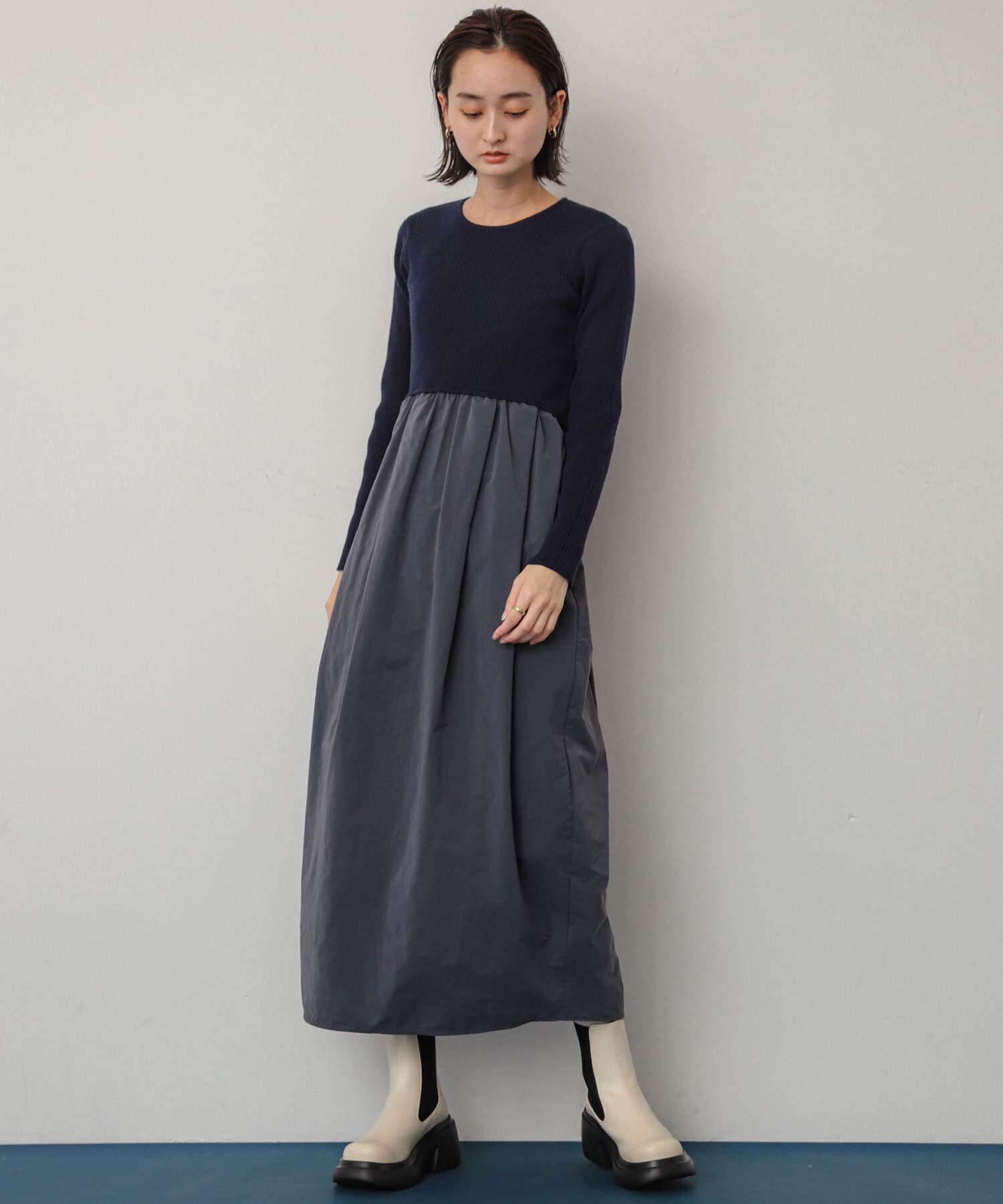 SENSE OF PLACE by URBAN RESEARCH「ドッキングコクーンワンピース」|ワンピース|