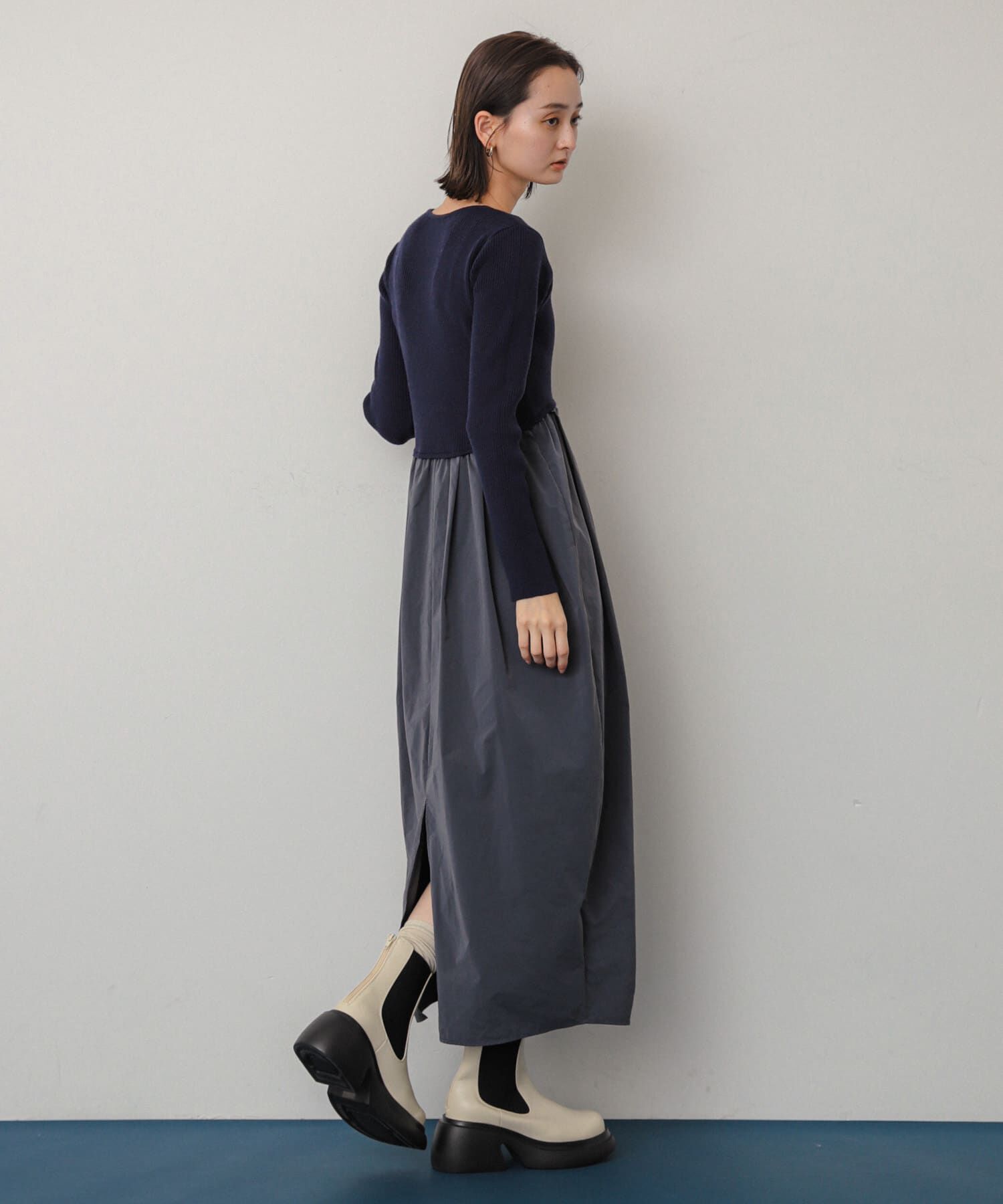 SENSE OF PLACE by URBAN RESEARCH「ドッキングコクーンワンピース」|ワンピース|