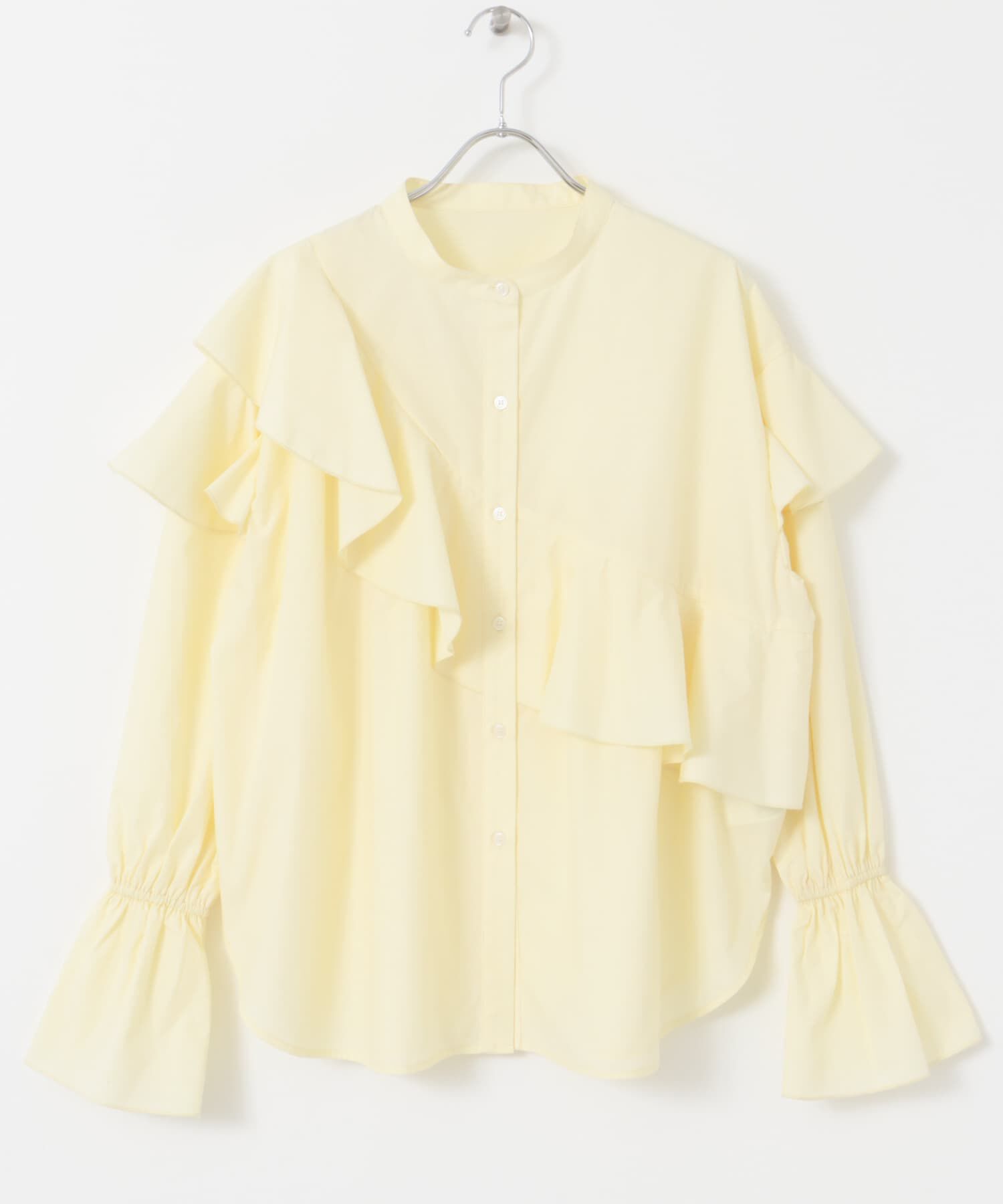 SENSE OF PLACE by URBAN RESEARCH「アシメフリルブラウス」|シャツ・ブラウス|