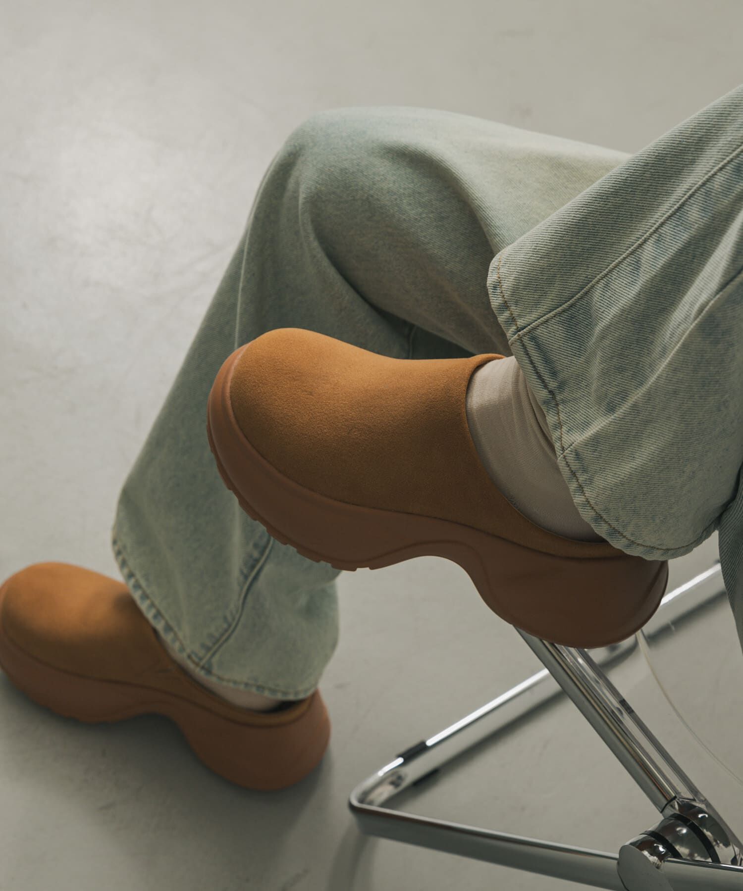 SENSE OF PLACE by URBAN RESEARCH「ボリュームソールサボサンダル」|サンダル|