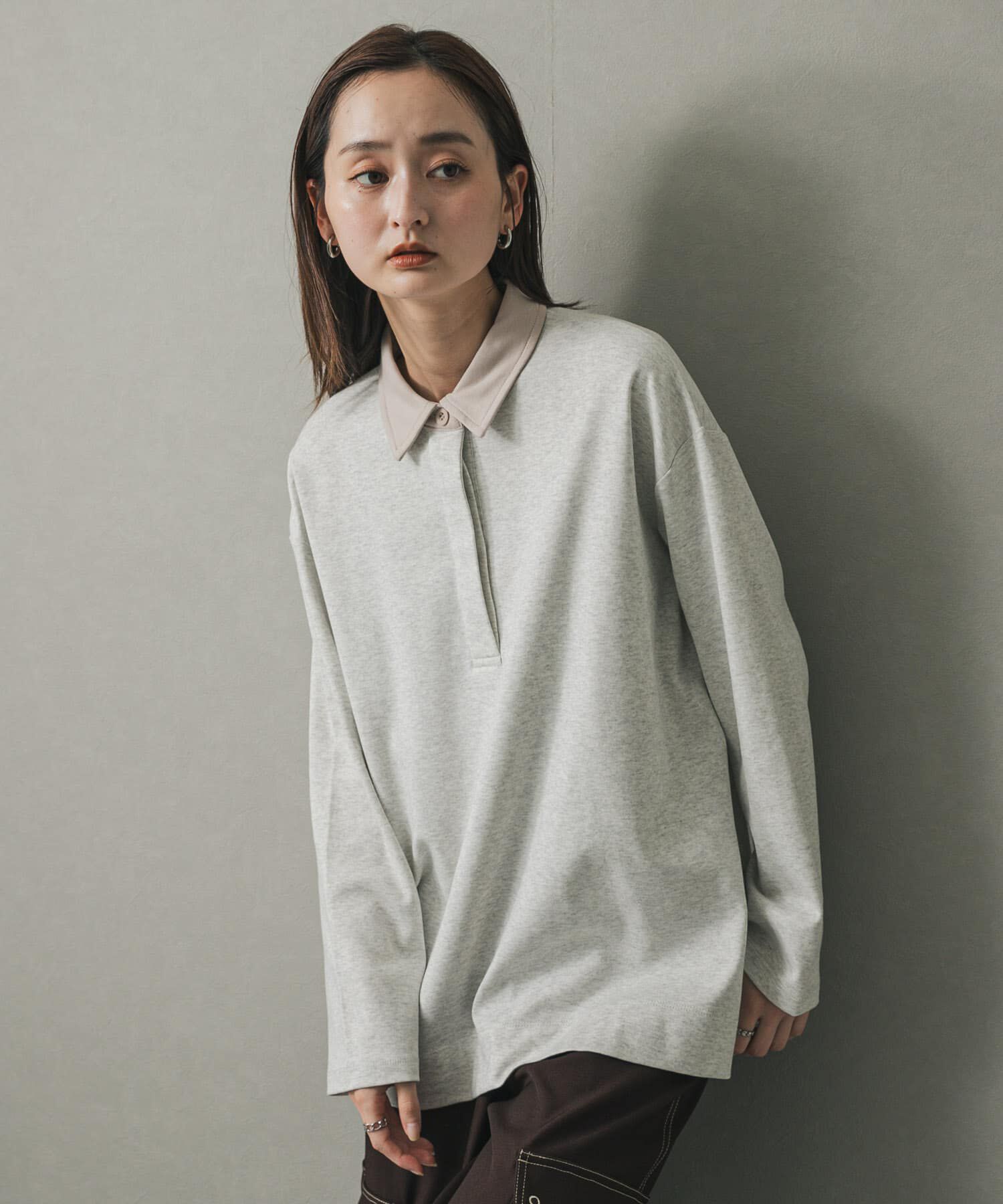 SENSE OF PLACE by URBAN RESEARCH「ポロシャツルーズカットトップ」|ポロシャツ|