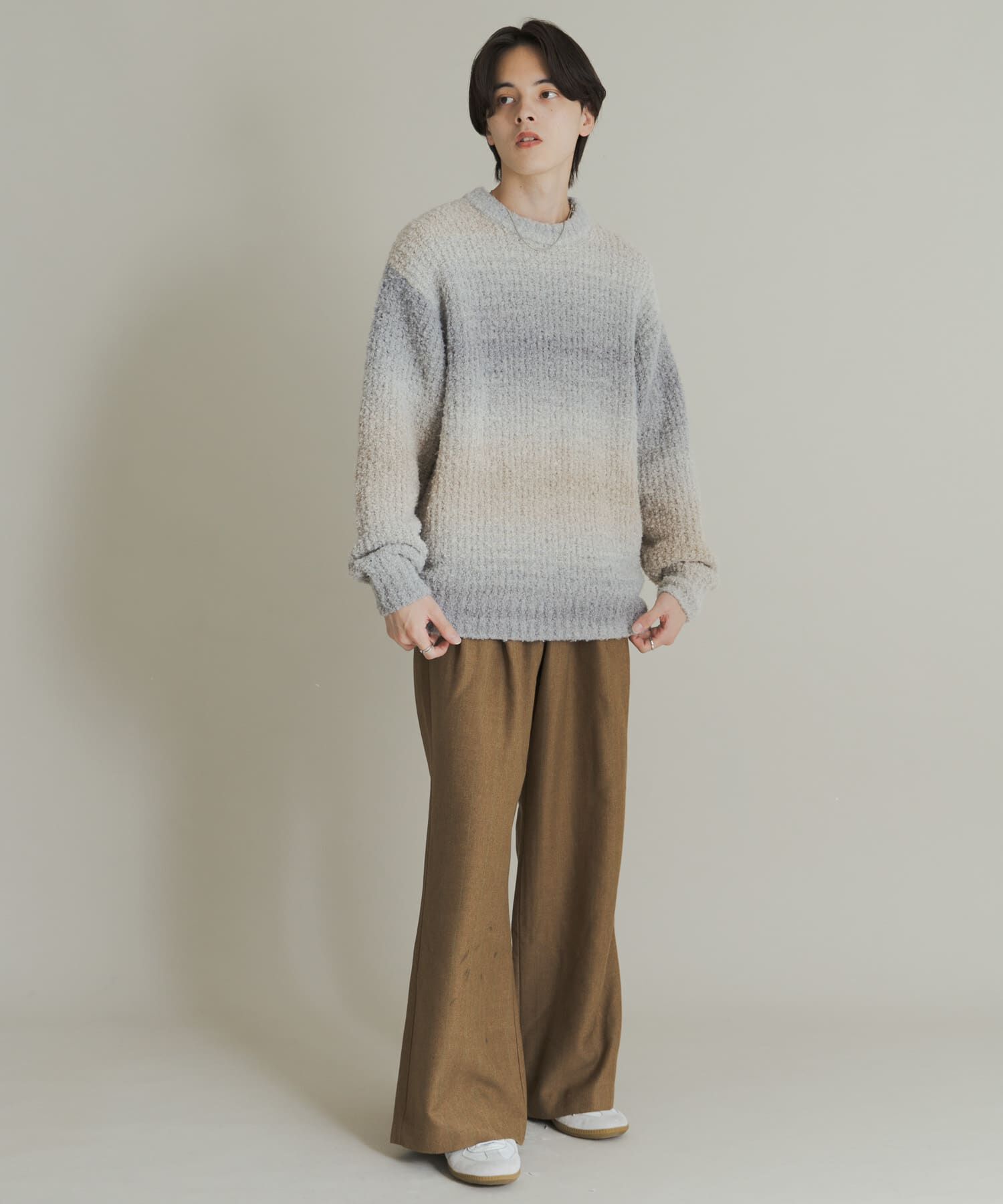 SENSE OF PLACE by URBAN RESEARCH「『ユニセックス』ブークレグラデーションニット」|ニット・セーター|