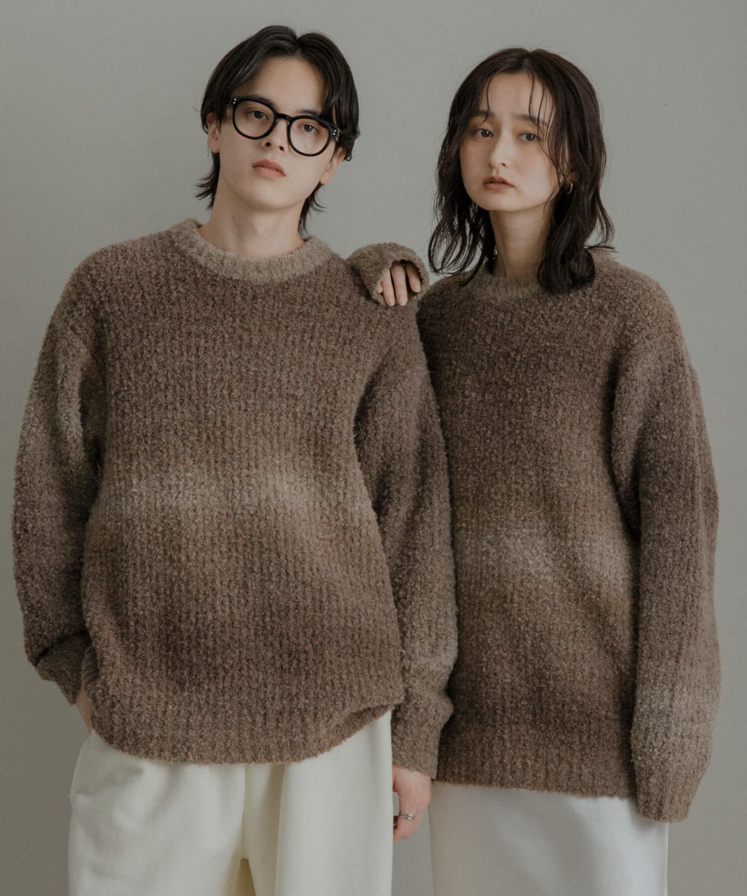 SENSE OF PLACE by URBAN RESEARCH「『ユニセックス』ブークレグラデーションニット」|ニット・セーター|