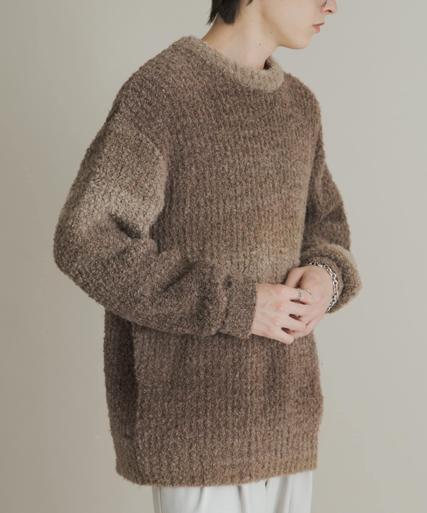 SENSE OF PLACE by URBAN RESEARCH「『ユニセックス』ブークレグラデーションニット」|ニット・セーター|