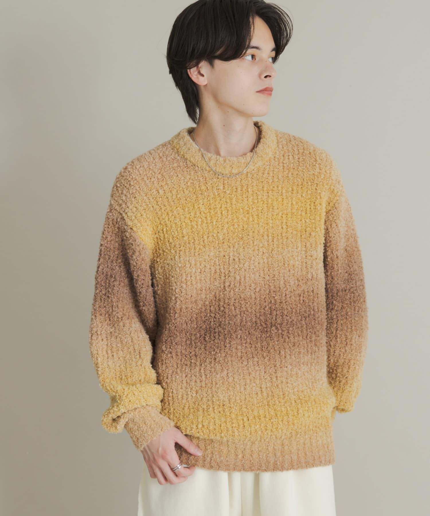 SENSE OF PLACE by URBAN RESEARCH「『ユニセックス』ブークレグラデーションニット」|ニット・セーター|