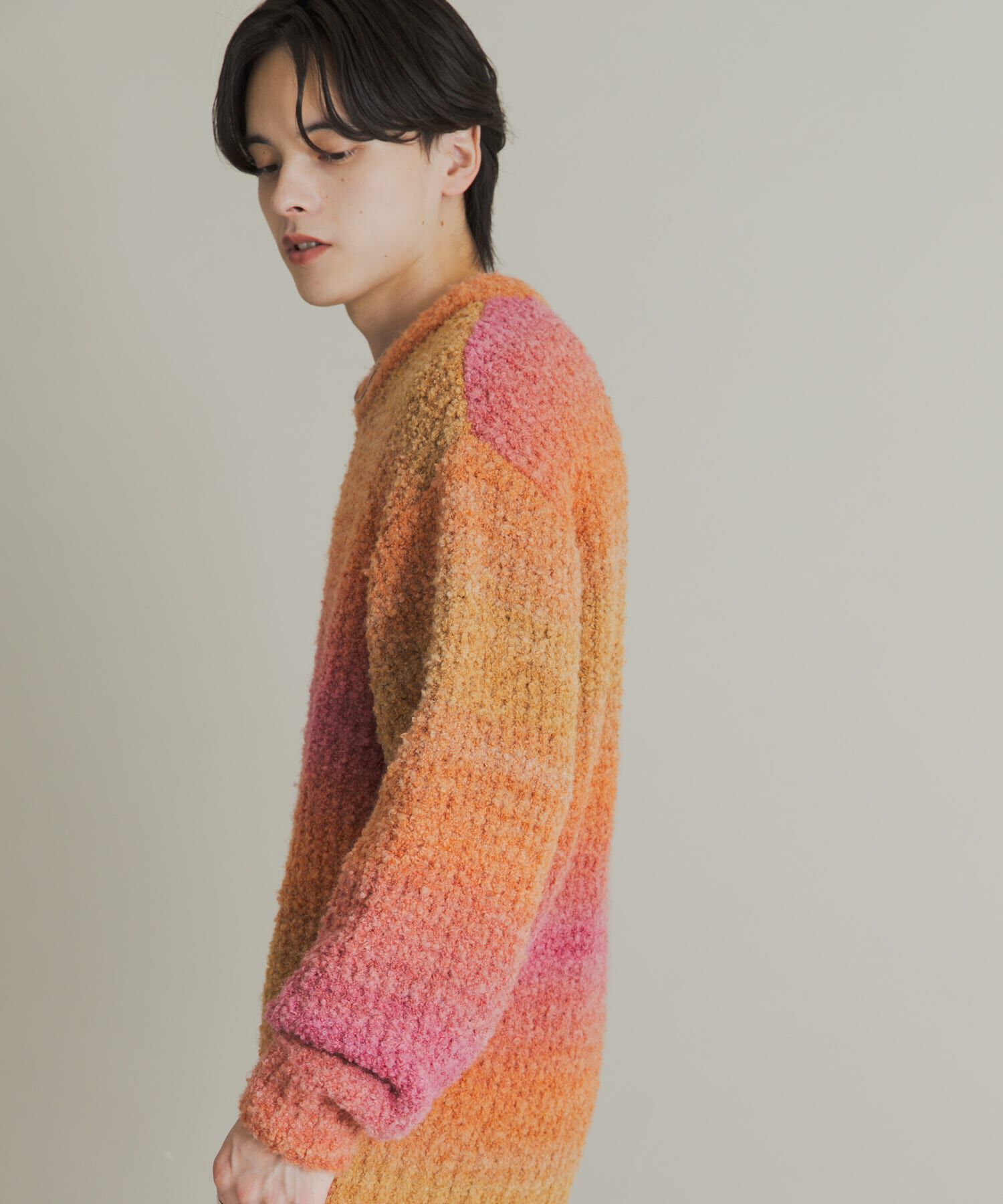 SENSE OF PLACE by URBAN RESEARCH「『ユニセックス』ブークレグラデーションニット」|ニット・セーター|