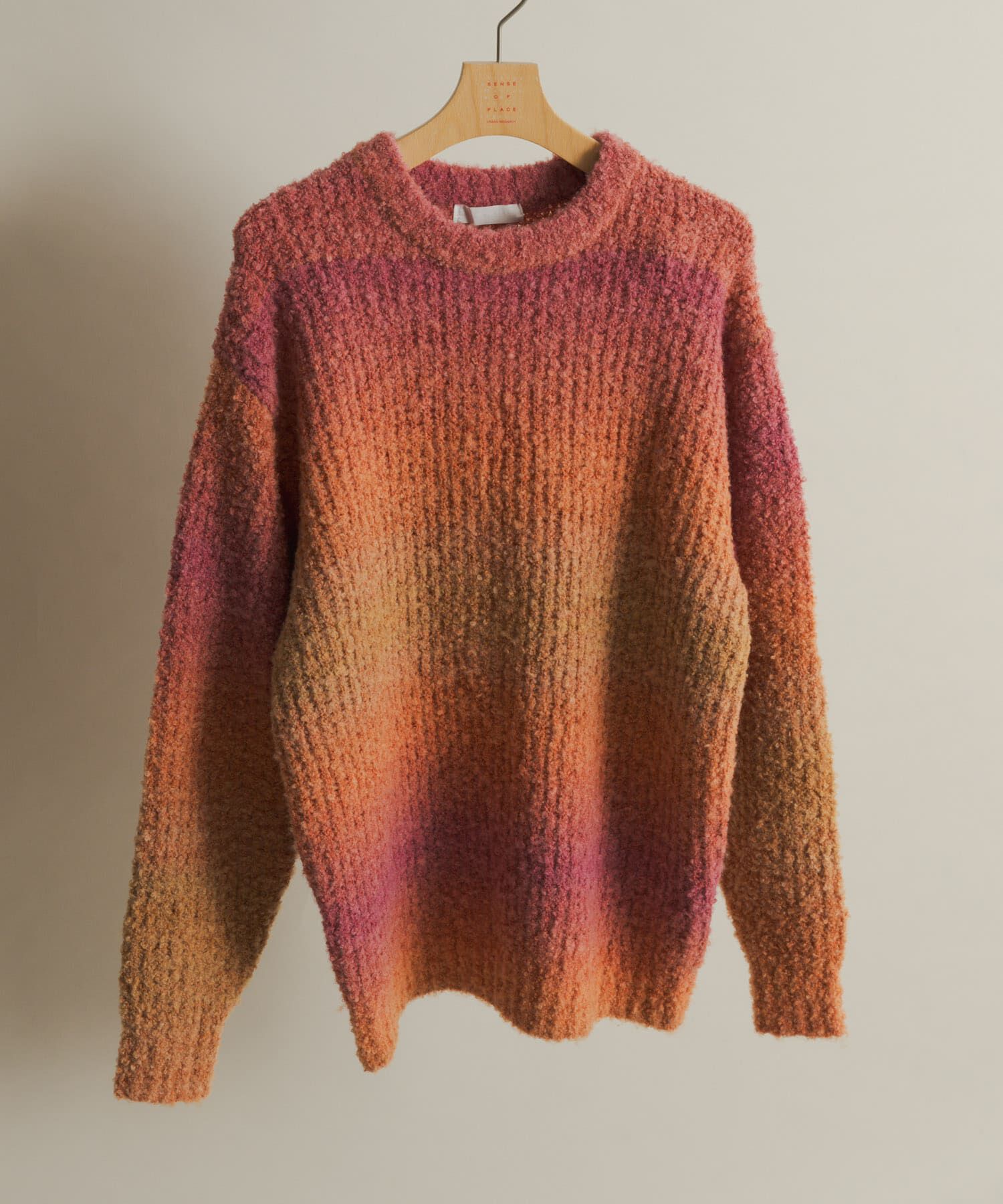 SENSE OF PLACE by URBAN RESEARCH「『ユニセックス』ブークレグラデーションニット」|ニット・セーター|