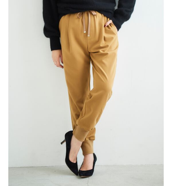 le.coeur blanc「イージージョガーパンツ」|その他|キャメル