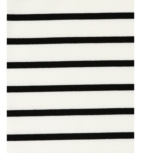  「ボタン付きボーダープルオーバー」|Tシャツ・カットソー|