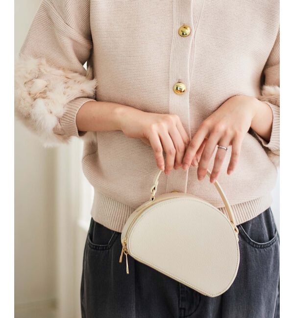 le.coeur blanc「《一部店舗/WEB限定》AULENTTIラウンドショルダー」|ショルダー・メッセンジャー|